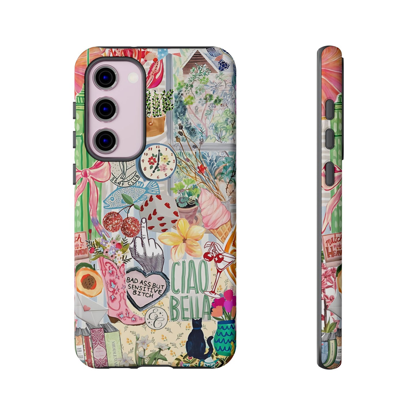 Coquette Art Collage Tough Phone Case