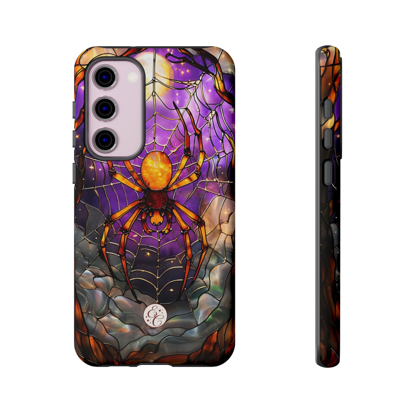 Stained Glass Spider Tough Phone Case