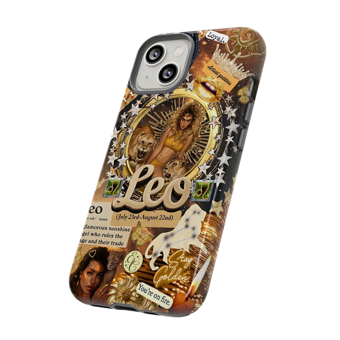 Leo Zodiac Sign Tough Phone Case