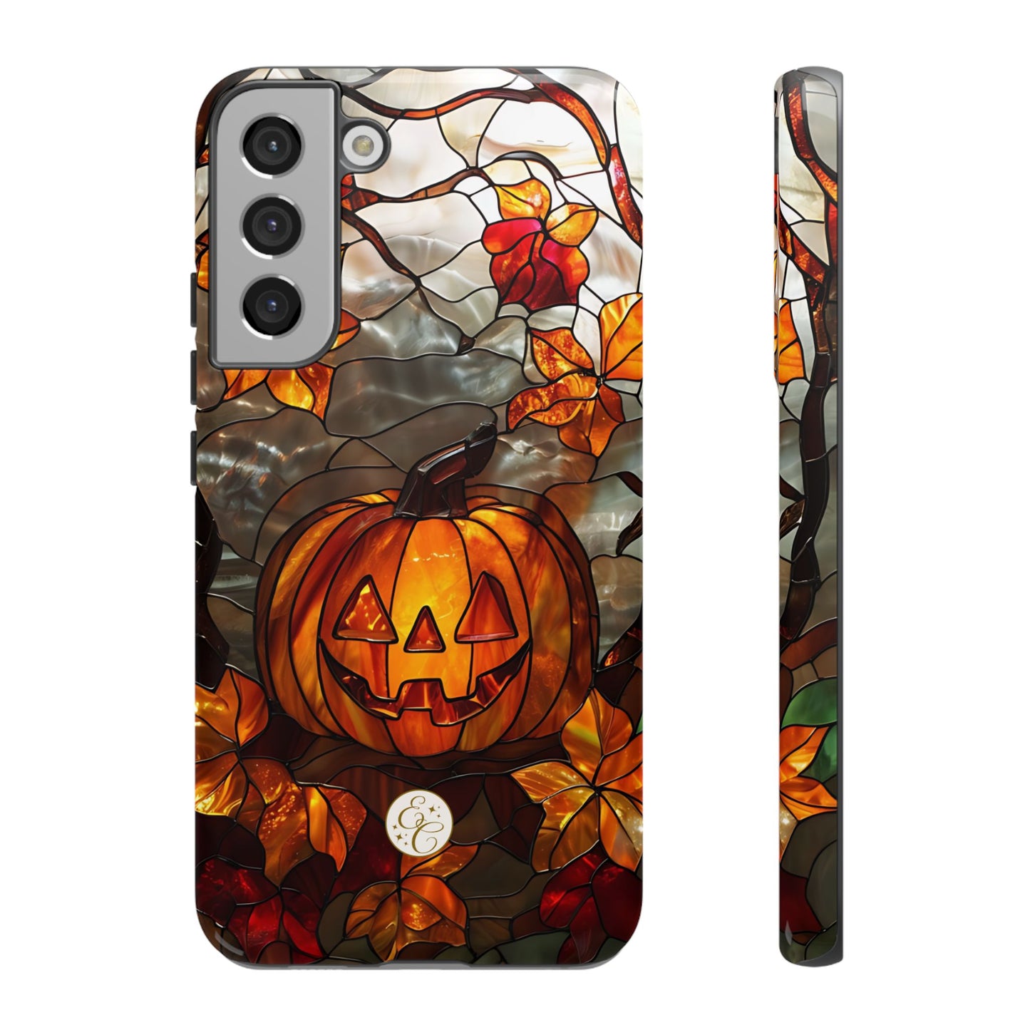 Stained Glass Pumpkin Tough Phone Case