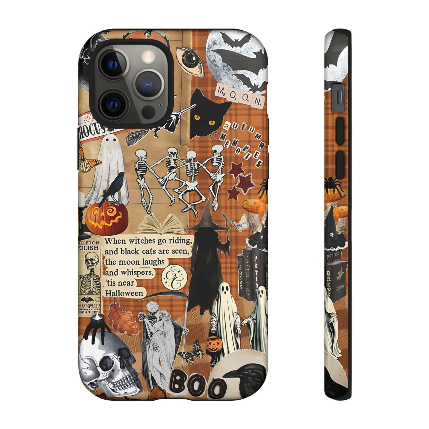 Halloween Spooky Collage Tough Phone Case