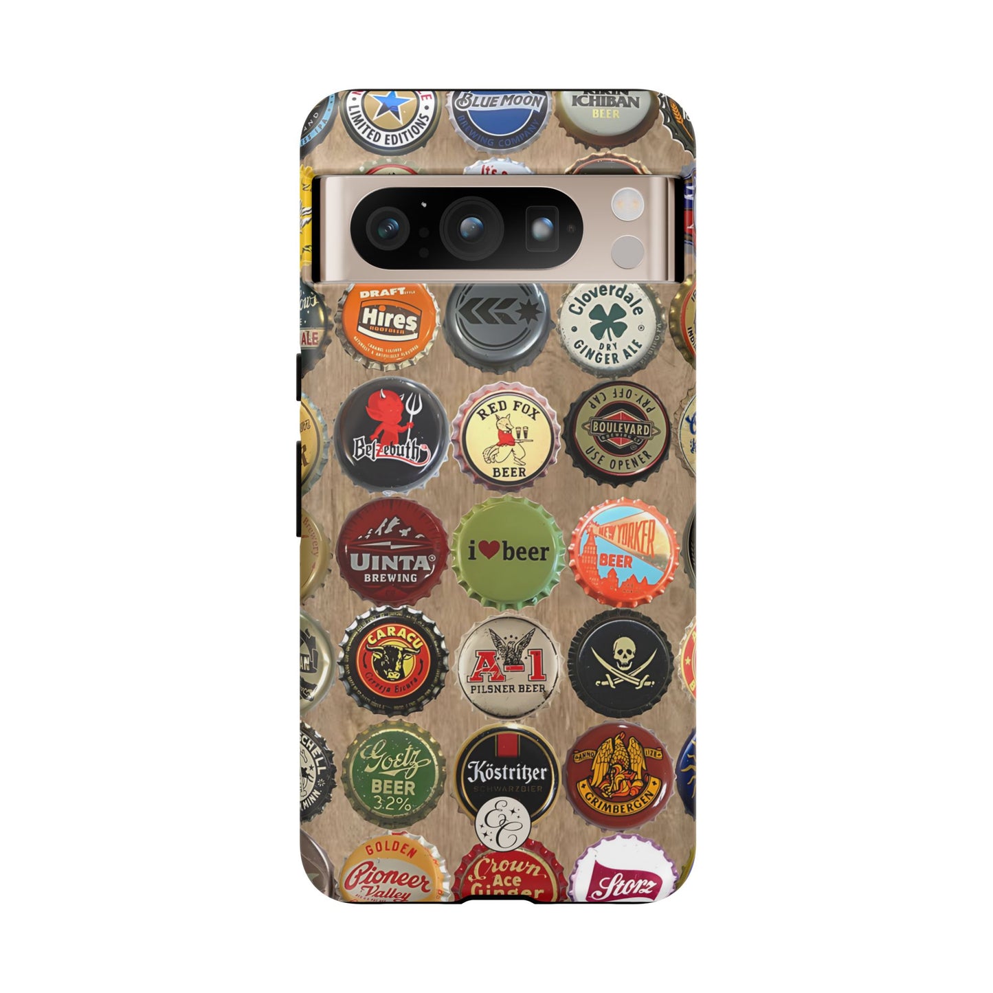 Beer Bottle Caps Tough Phone Case