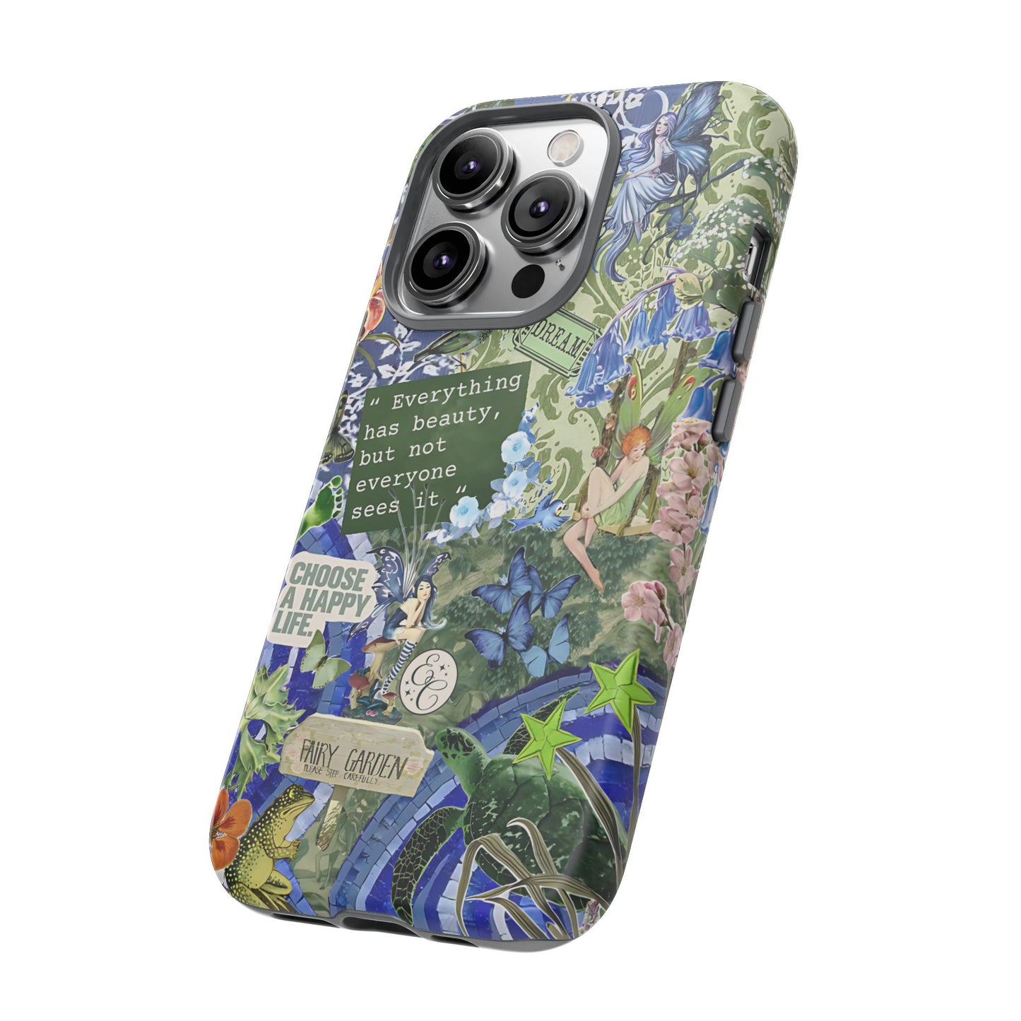 Fairy Garden Collage Tough Phone Case