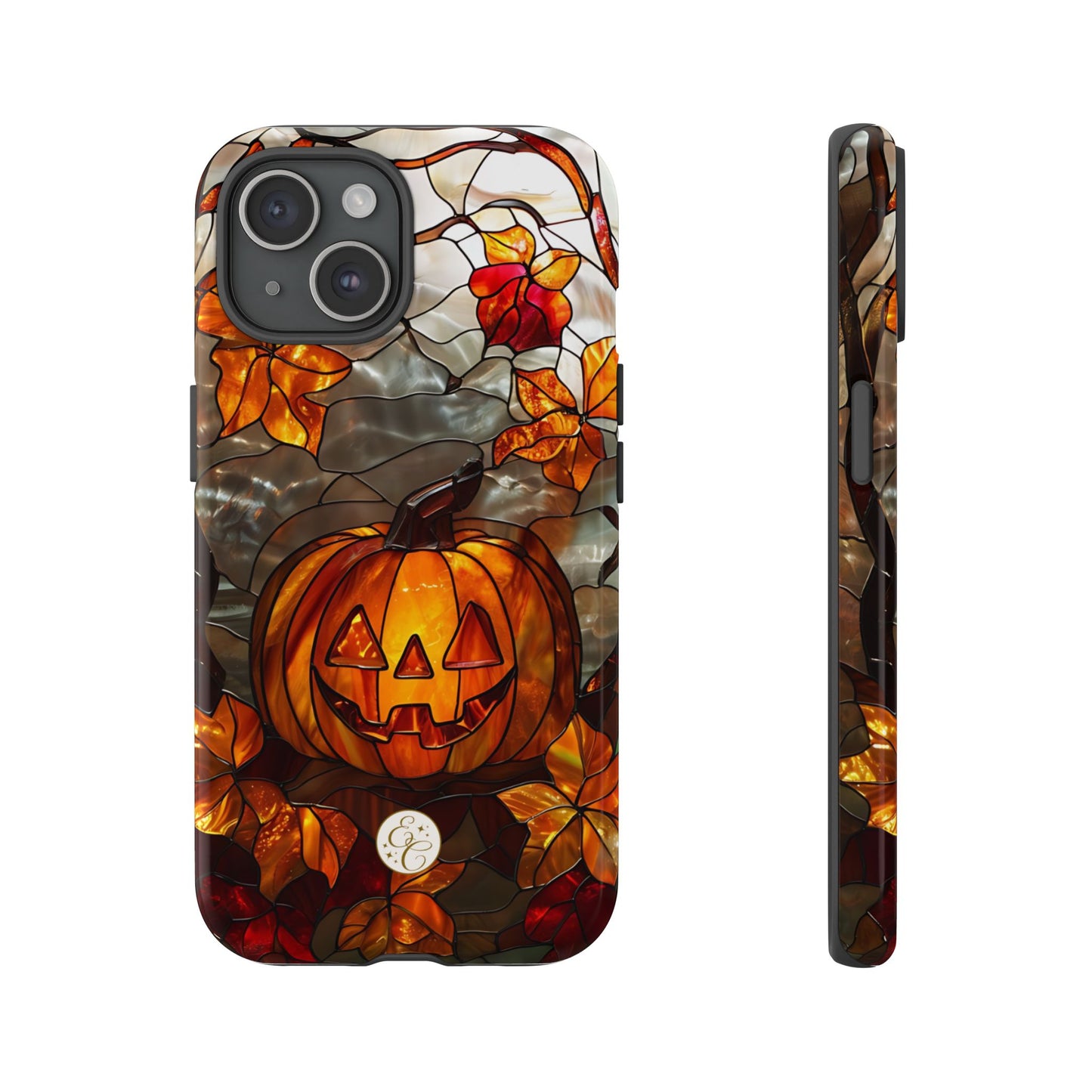 Stained Glass Pumpkin Tough Phone Case