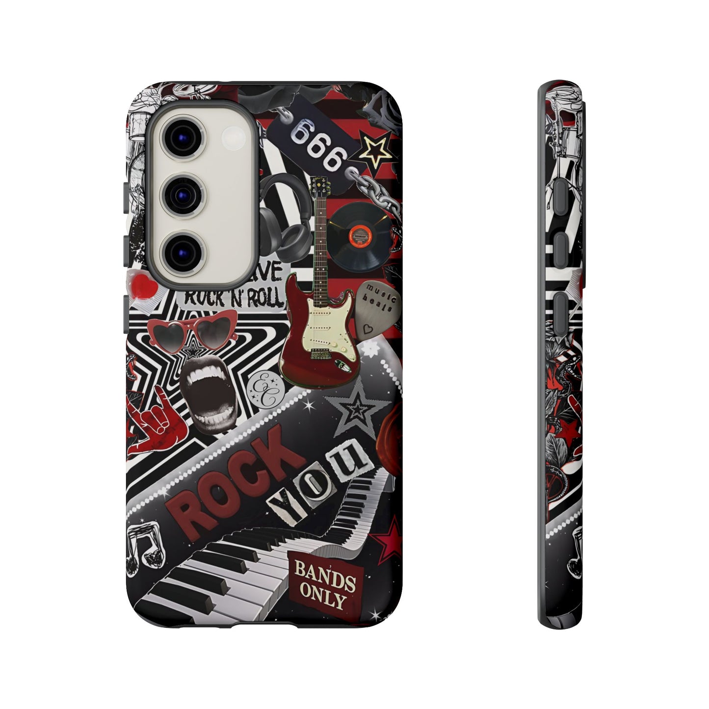 Rock and Roll Collage Tough Phone Case