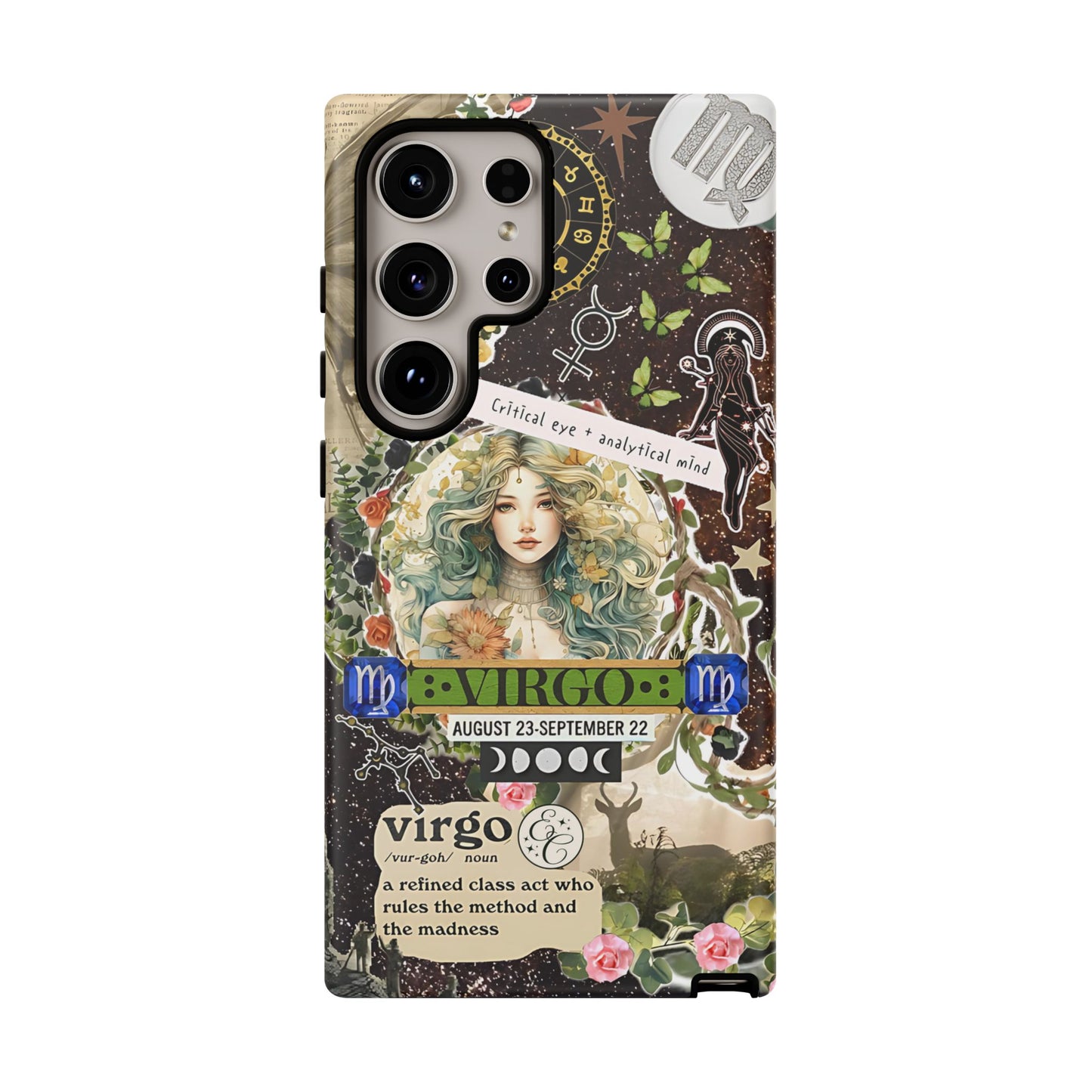 Virgo Zodiac Star Sign Tough Phone Case