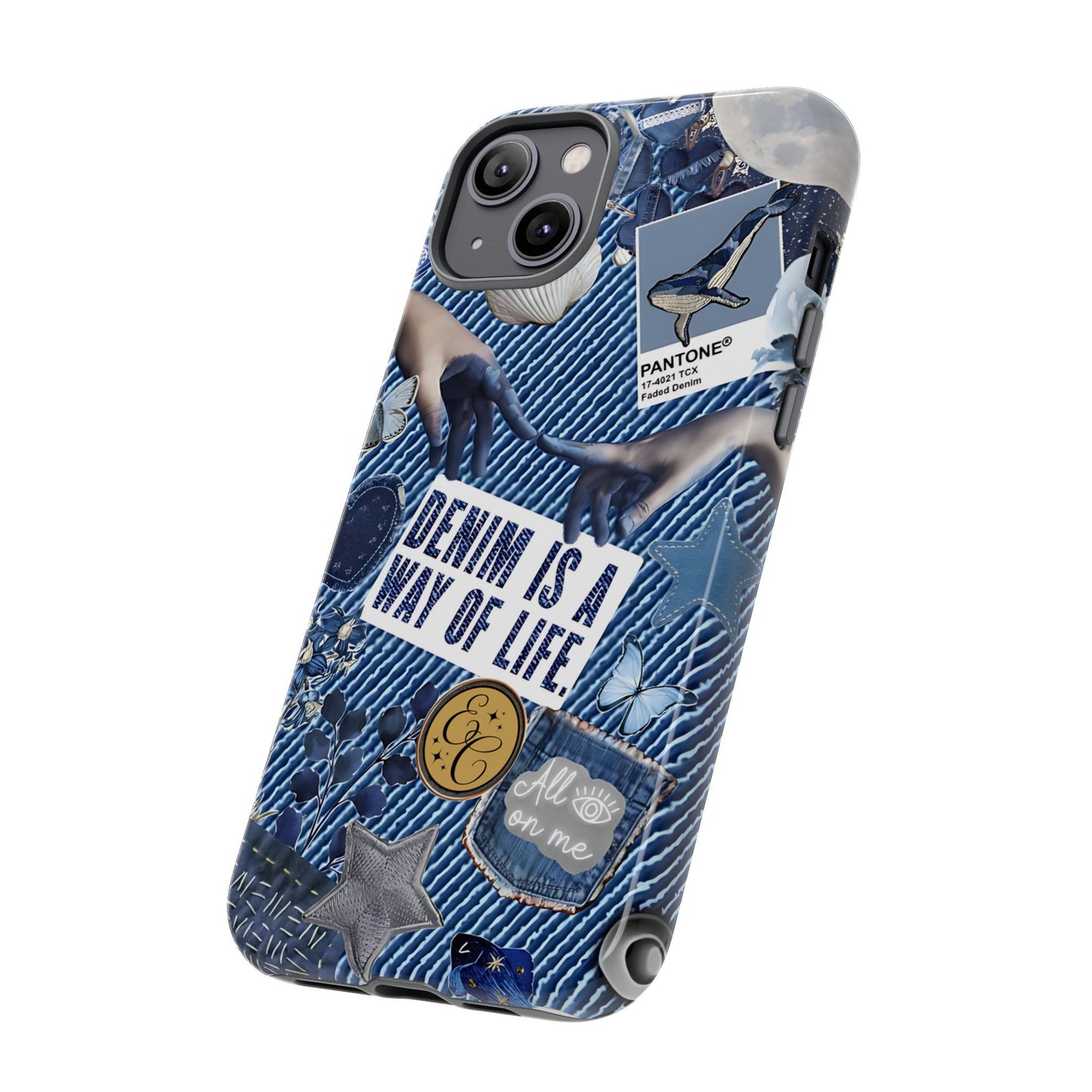 Denim Texture Tough Phone Case