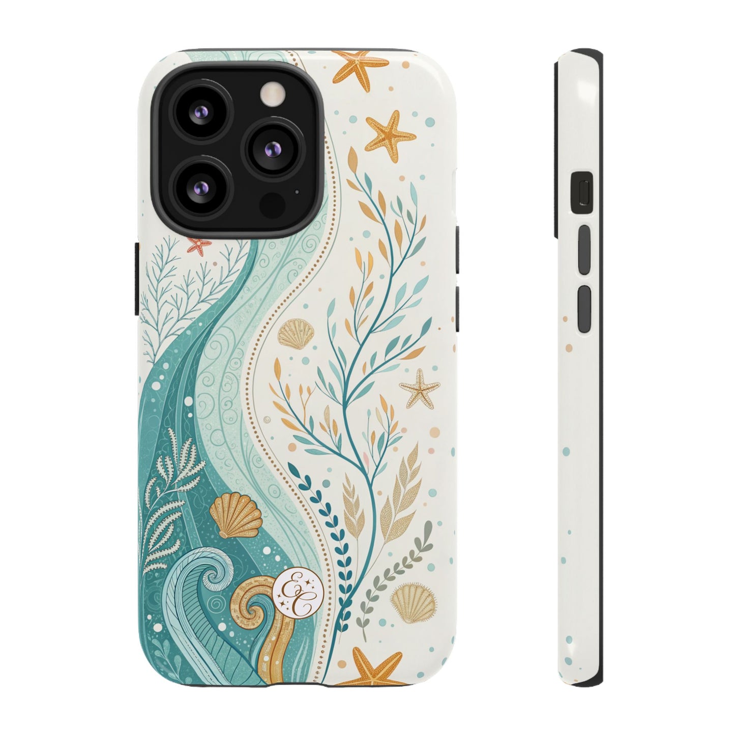 Ocean Boho Doodle Tough Phone Case