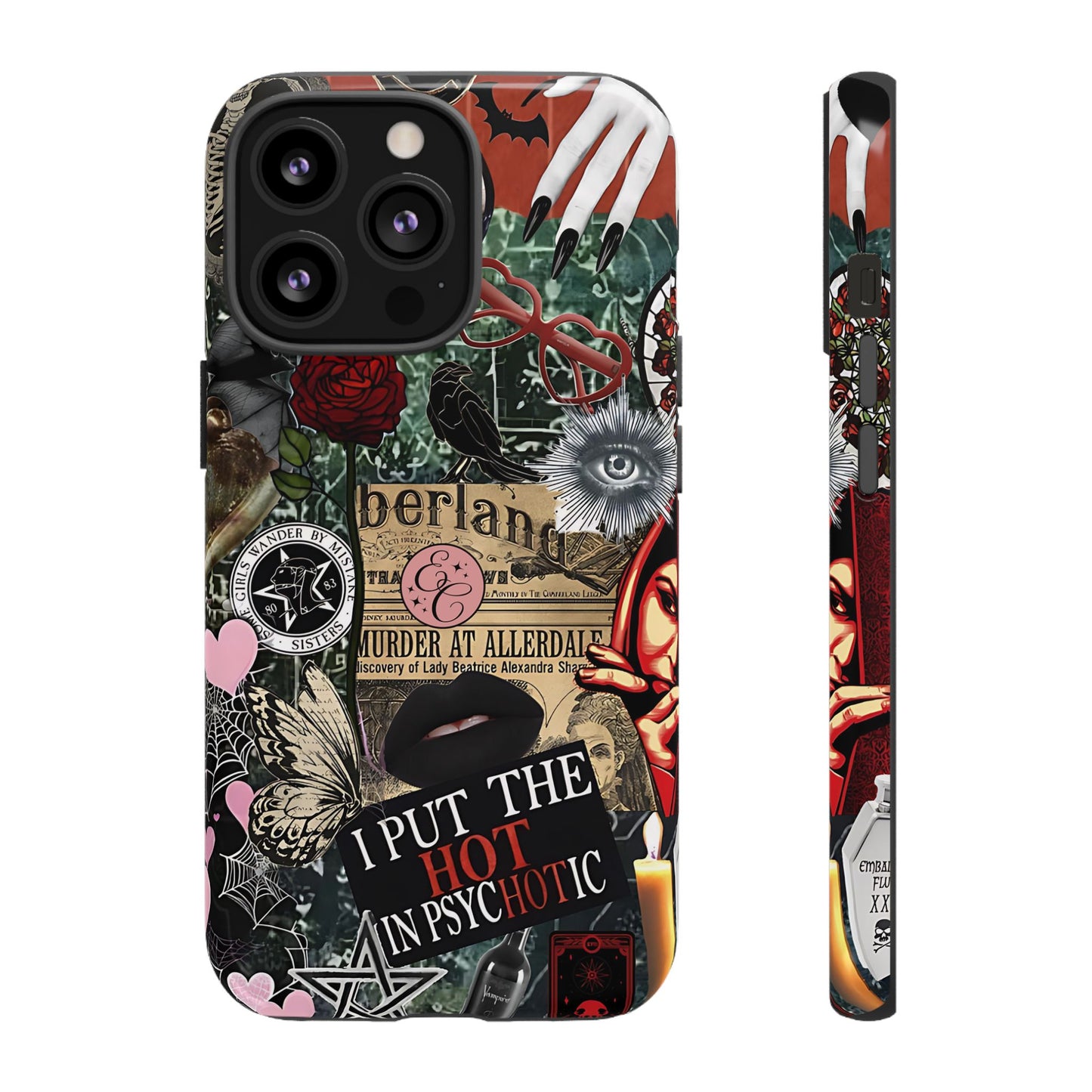 Gothic Collage Tough Phone Case