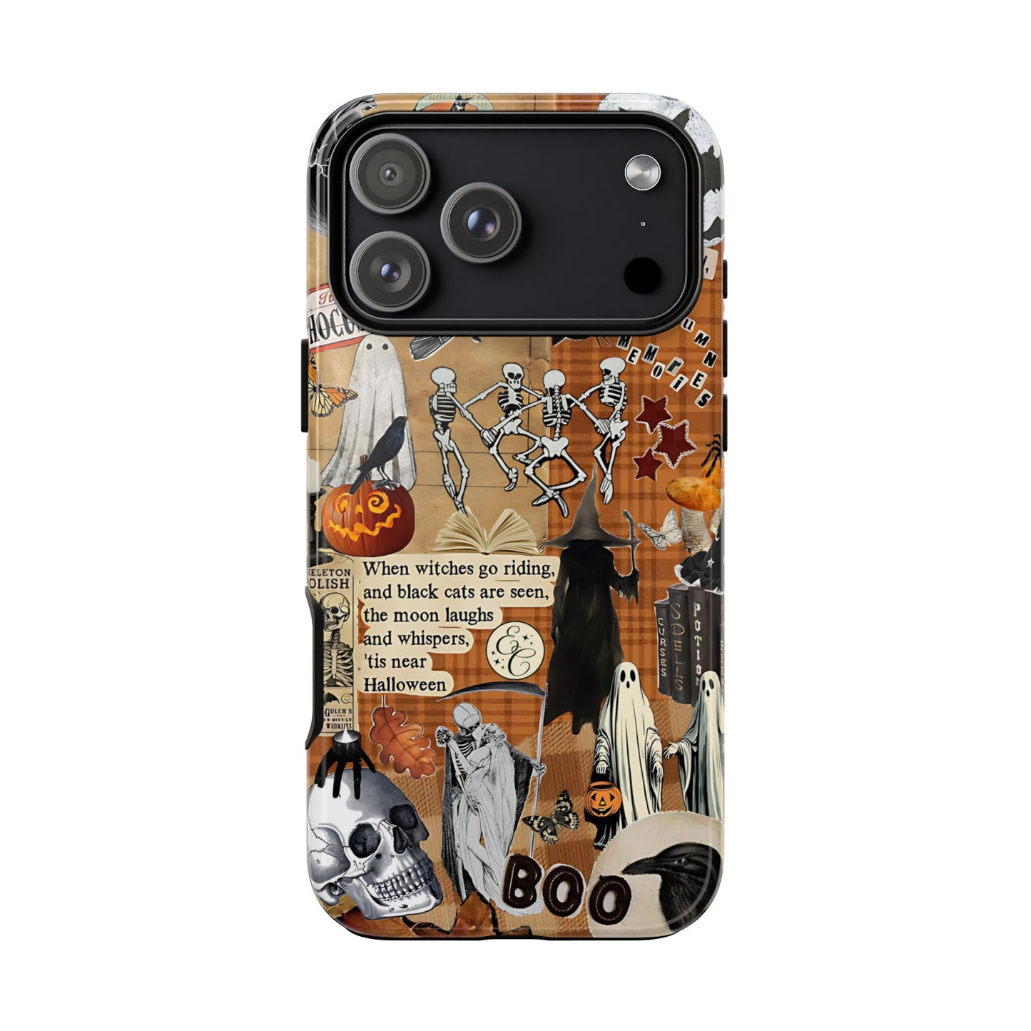 Halloween Spooky Collage Tough Phone Case