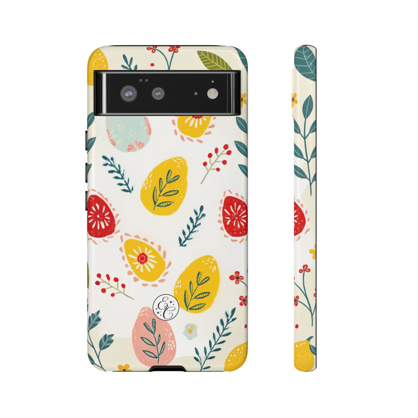 Colorful Easter Egg Pattern Tough Phone Case