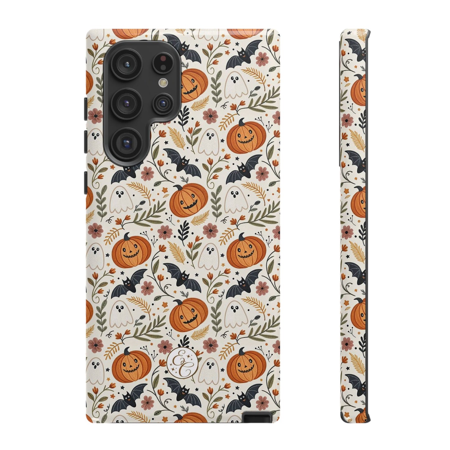Halloween Pattern Boho Doodle Tough Phone Case