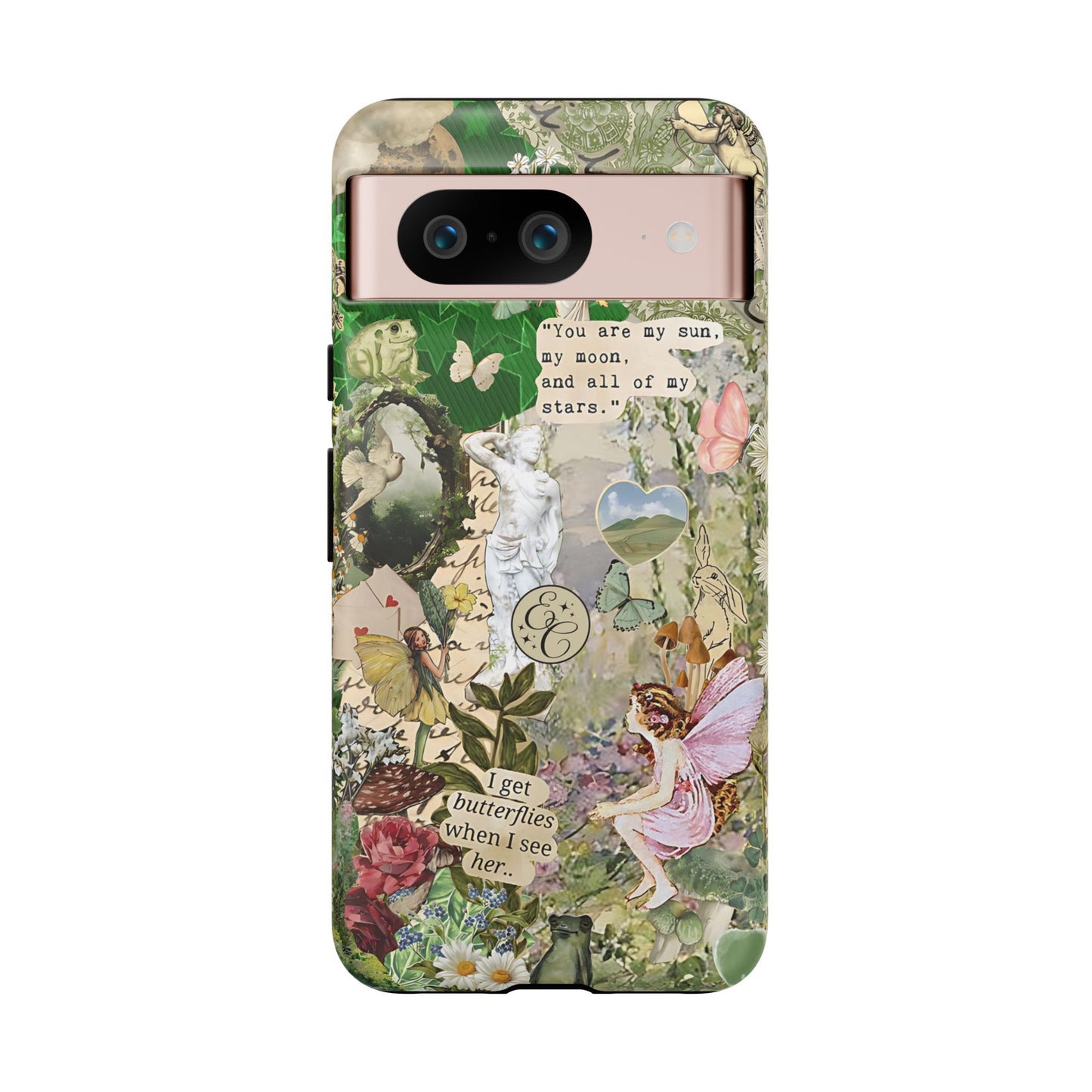 Vintage Botanical Collage Tough Phone Case