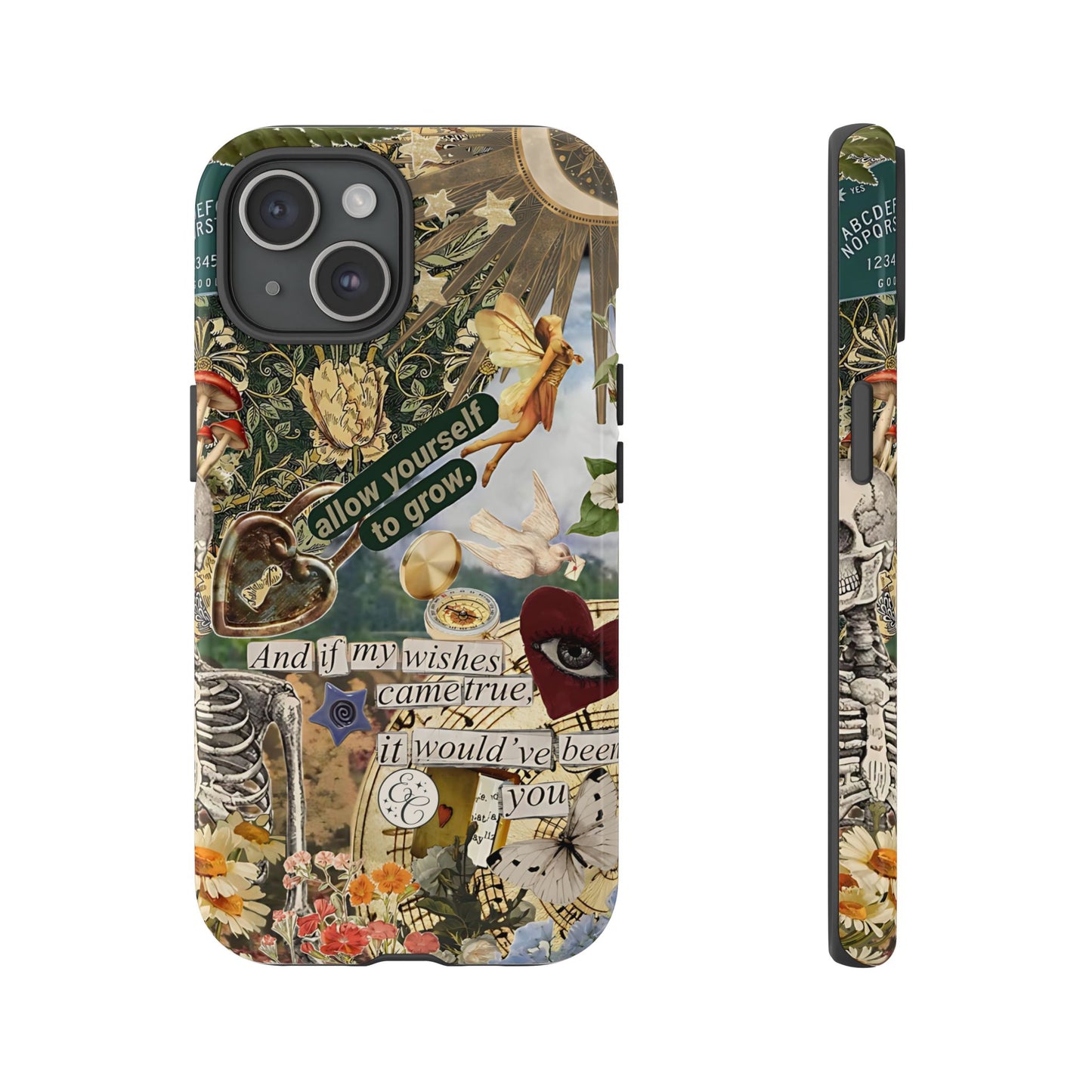 Vintage Cottage Collage Tough Phone Case