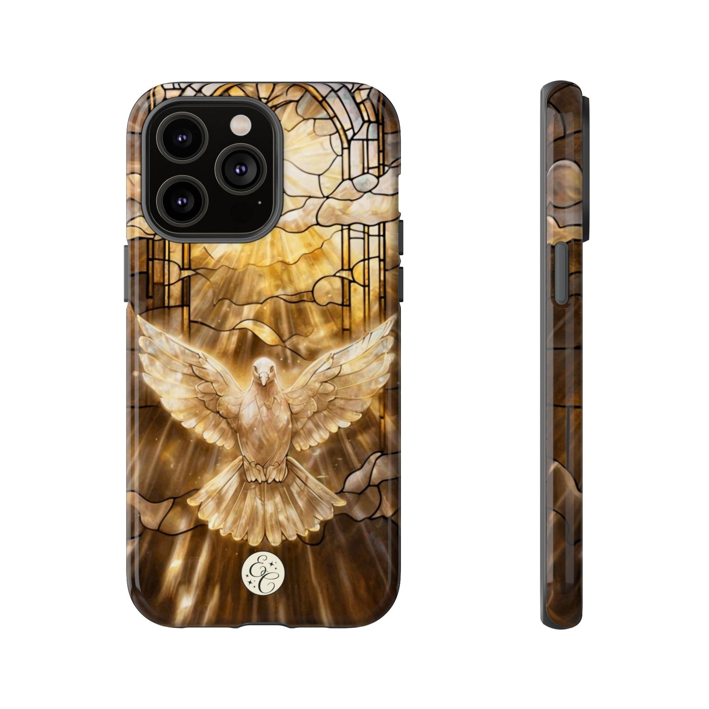 Holy Spirit Stained Glass Tough Phone Case