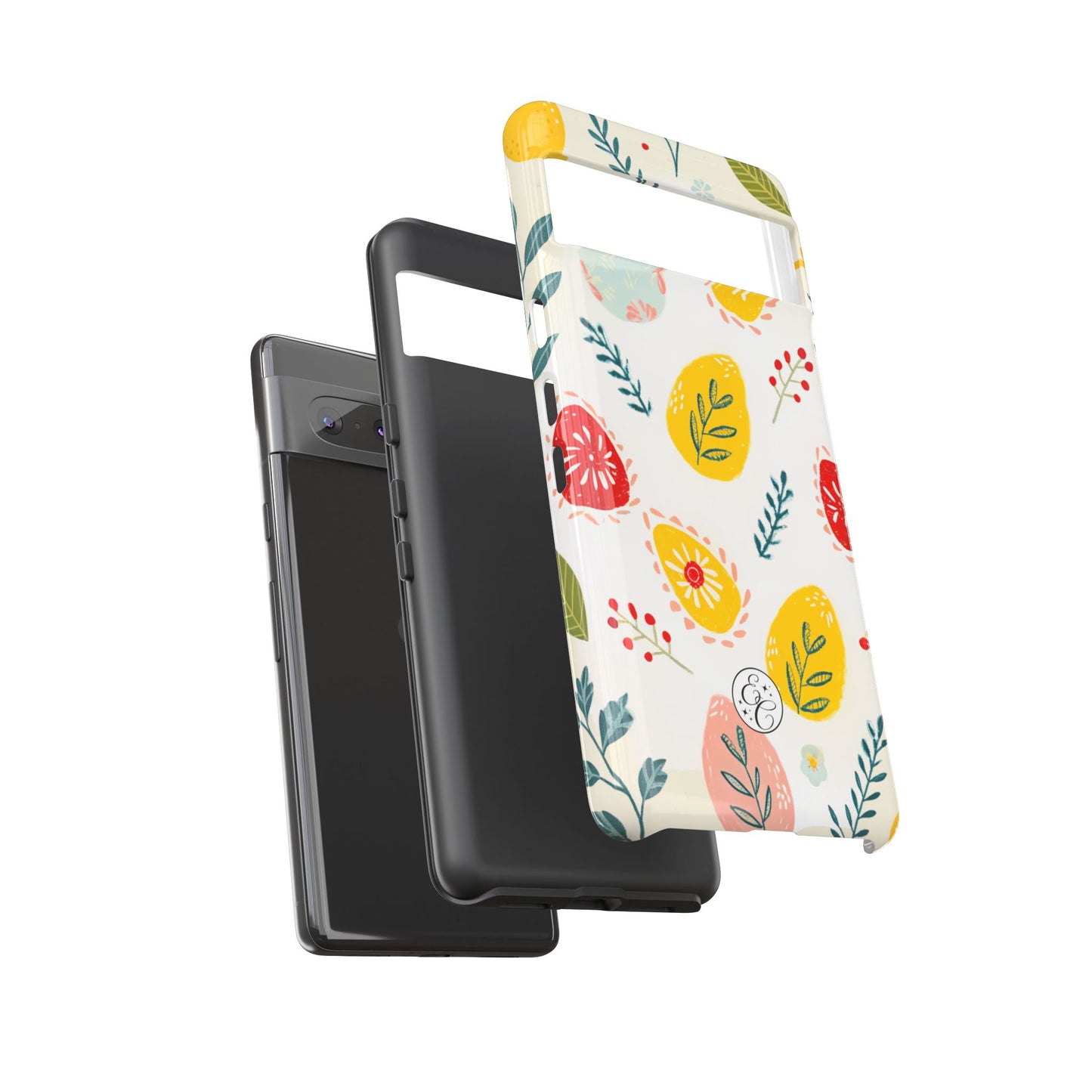 Colorful Easter Egg Pattern Tough Phone Case