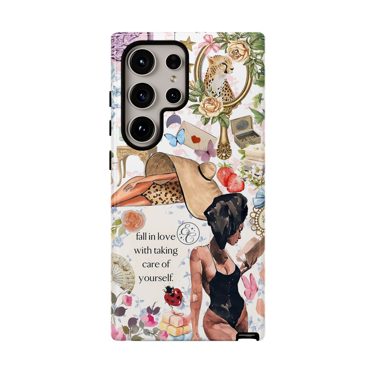 Aesthetic Coquette Collage Tough Phone Case
