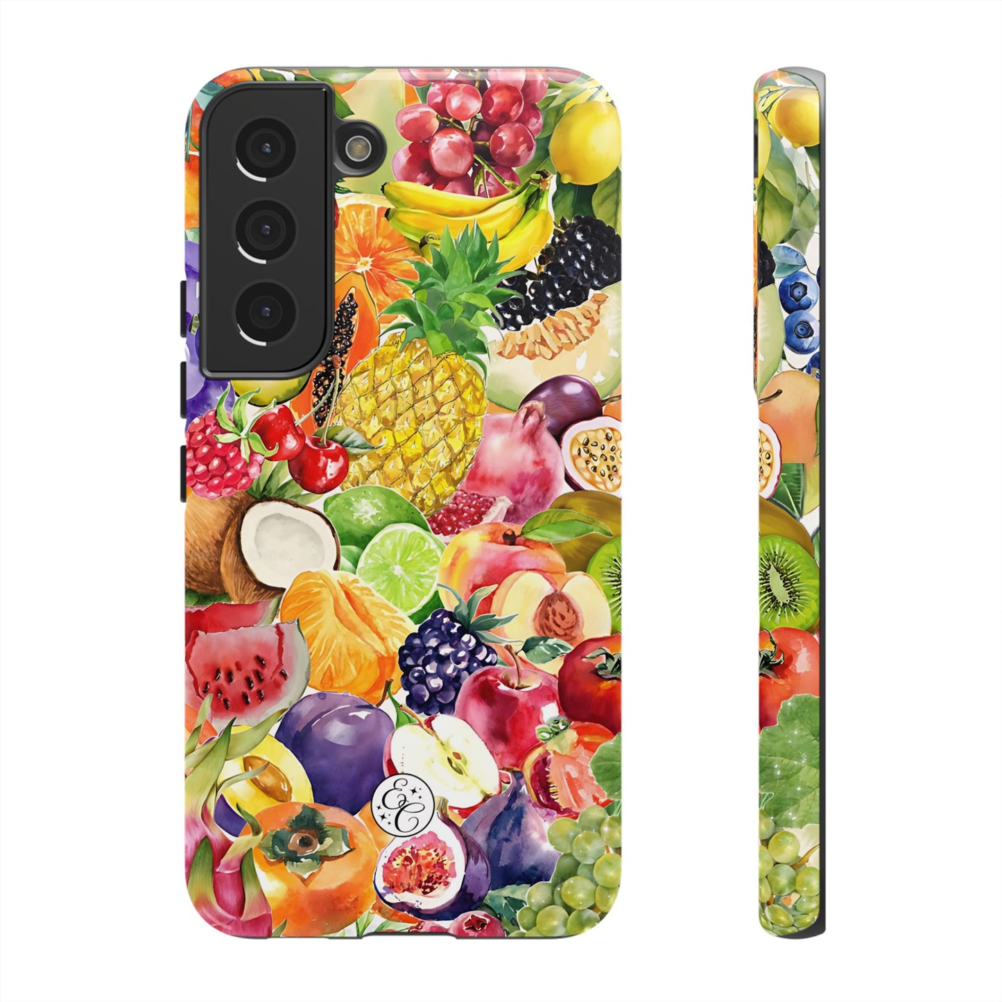 Colorful Fruits Collage Tough Phone Case