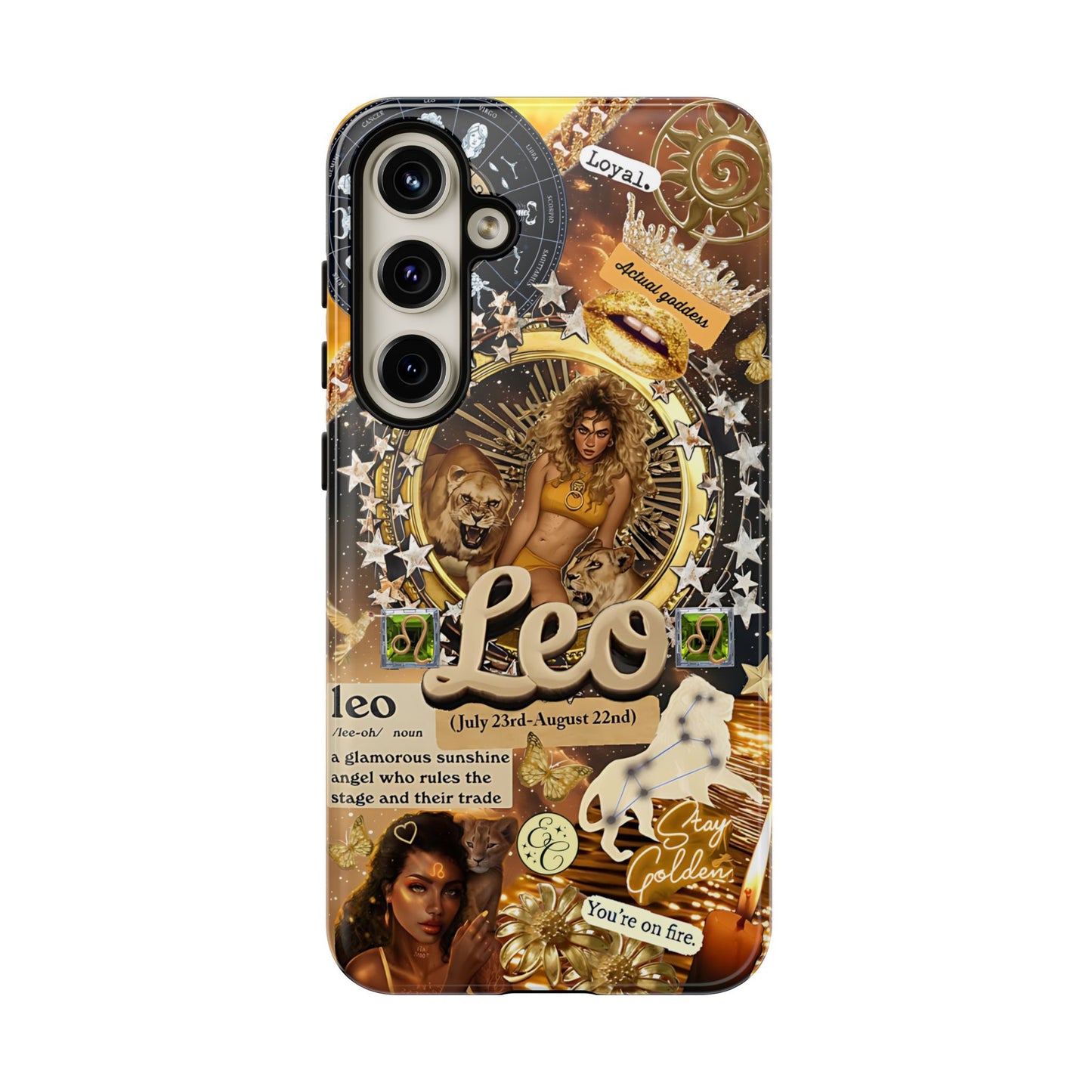 Leo Zodiac Sign Tough Phone Case