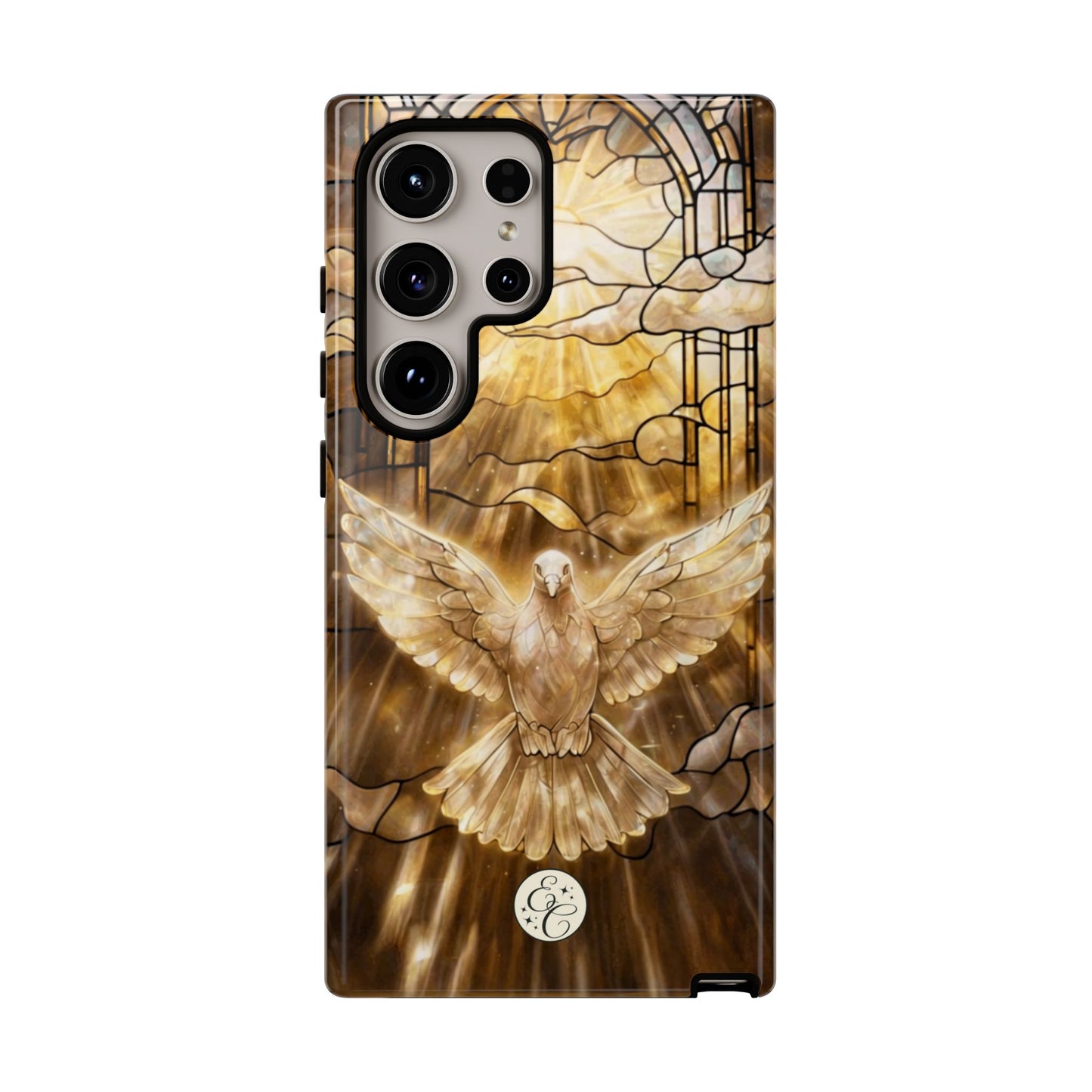 Holy Spirit Stained Glass Tough Phone Case