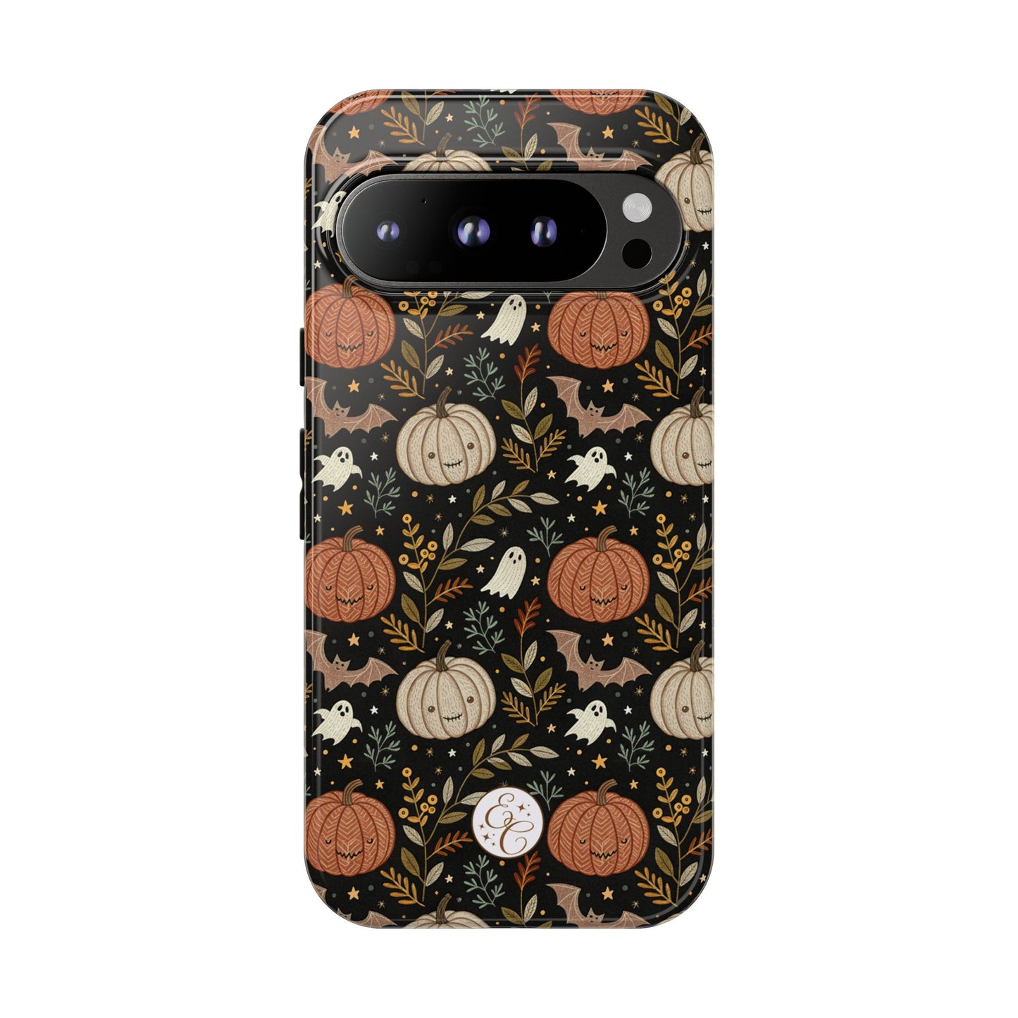 Spooky Halloween Boho Pattern Tough Phone Case