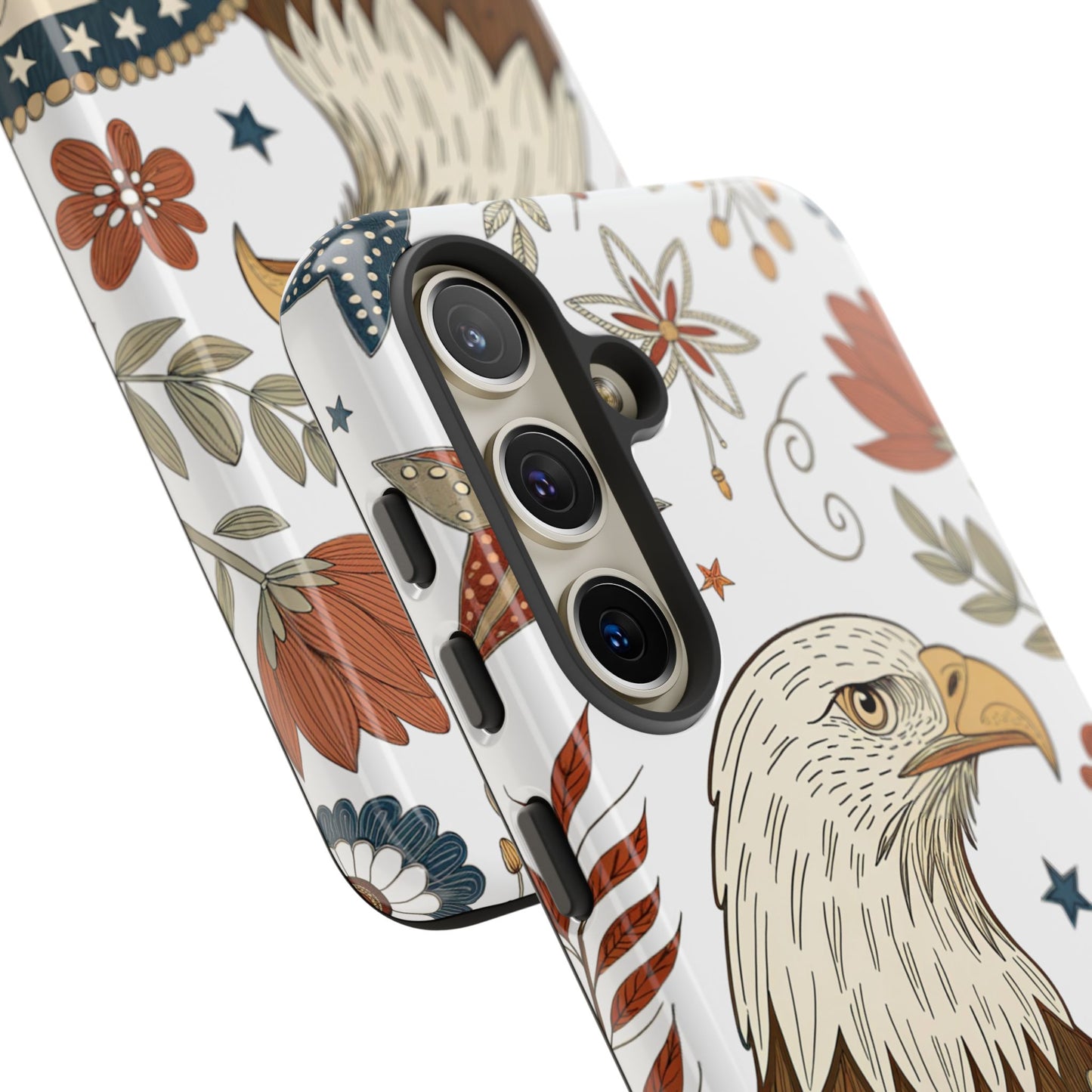Boho Patriotic Eagle Tough Phone Case