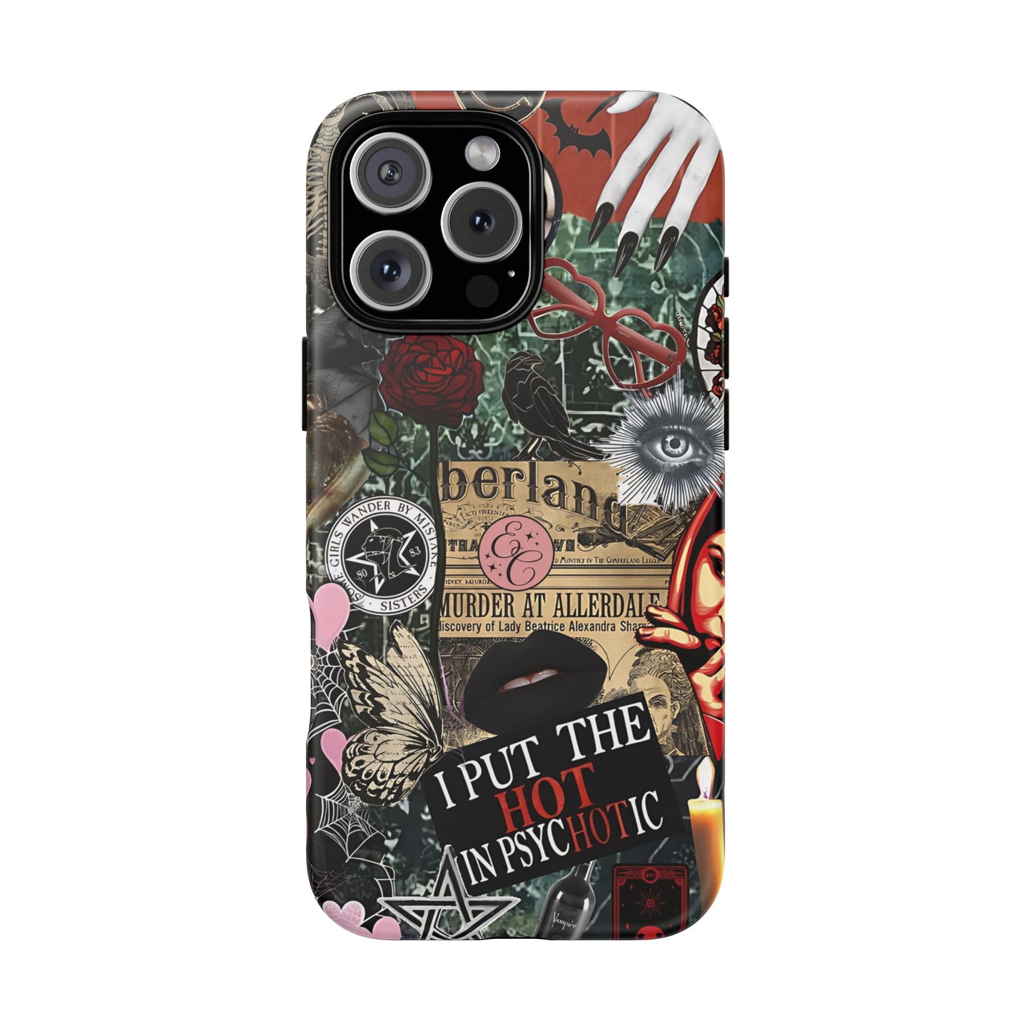 Gothic Collage Tough Phone Case