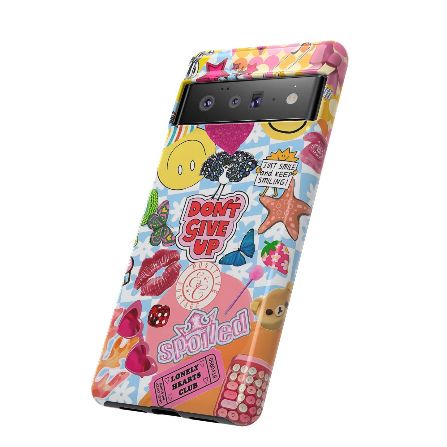 Pop Art Collage Tough Phone Case