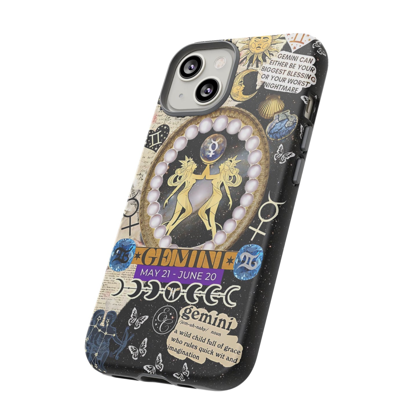 Gemini Zodiac Sign Tough Phone Case