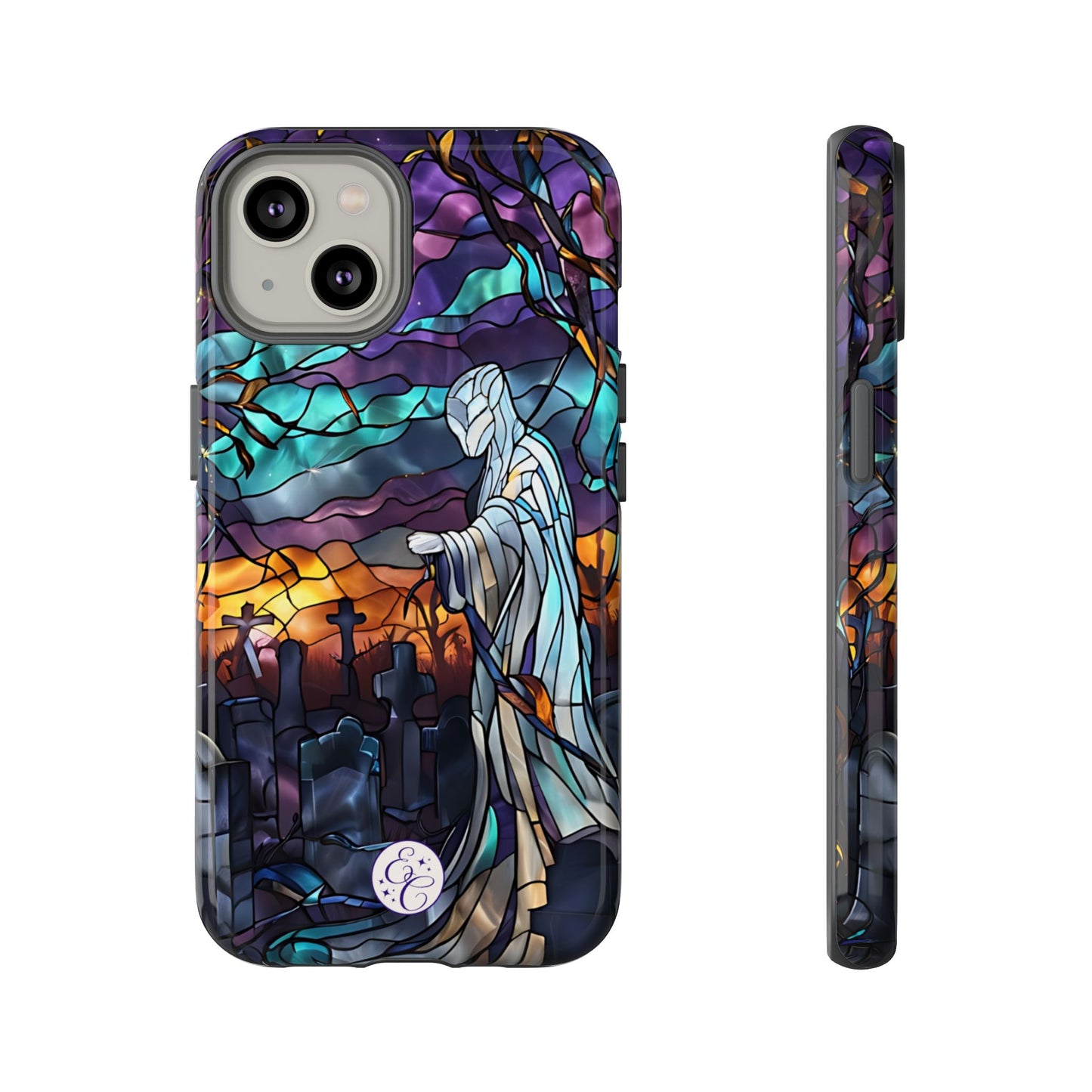 Stained Glass Ghost Tough Phone Case