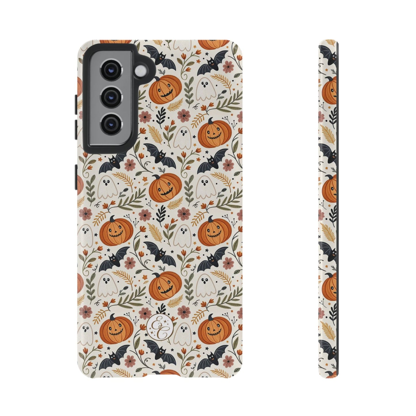 Halloween Pattern Boho Doodle Tough Phone Case
