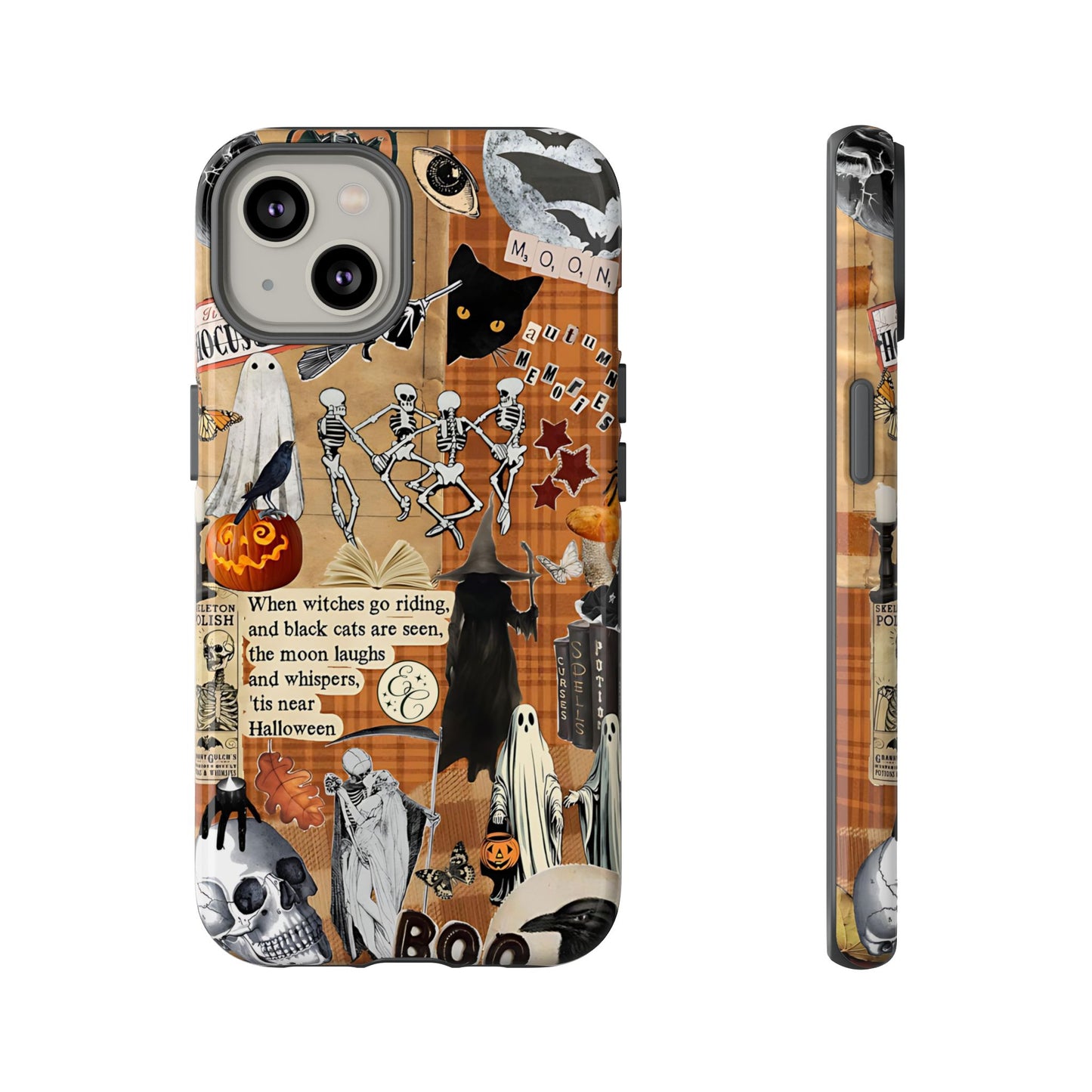 Halloween Spooky Collage Tough Phone Case
