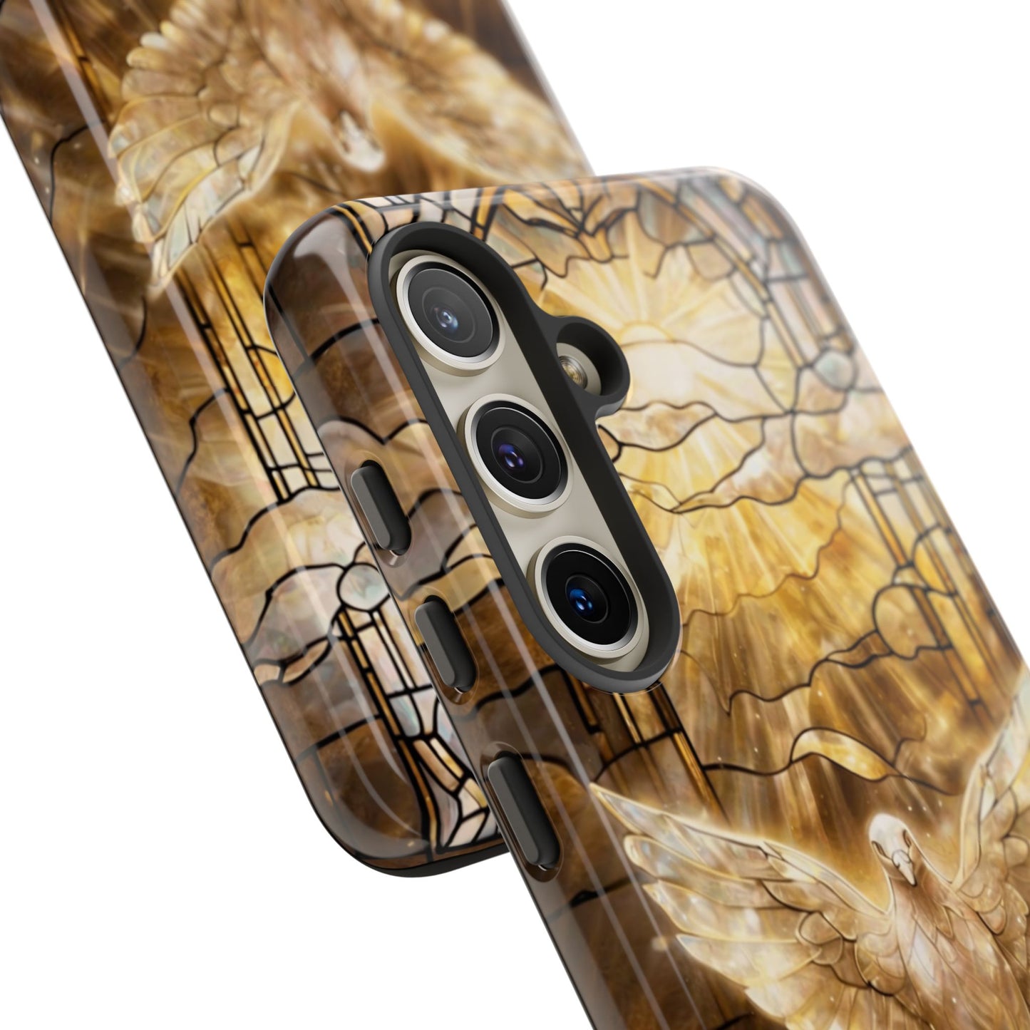 Holy Spirit Stained Glass Tough Phone Case