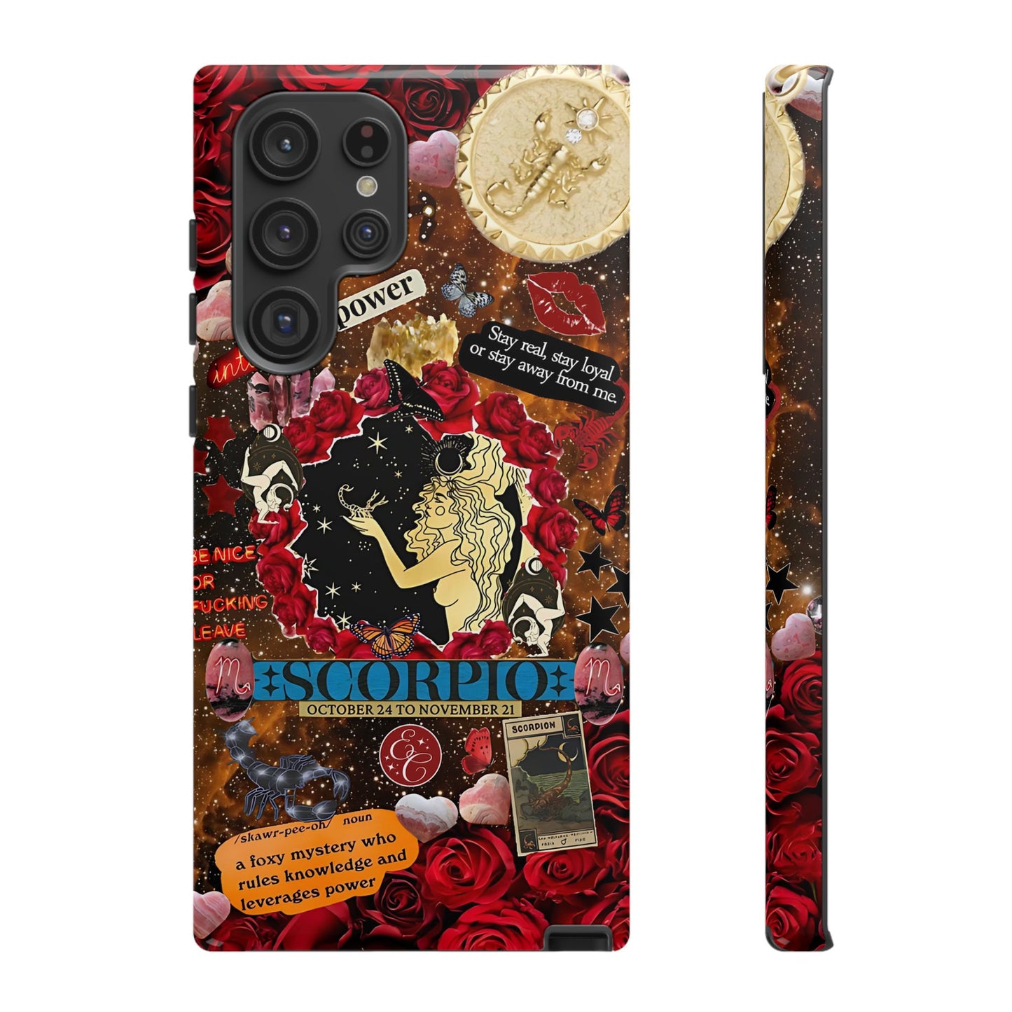 Scorpio Zodiac Star Sign Tough Phone Case