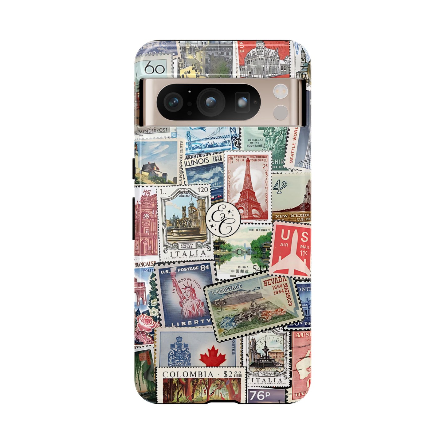Vintage Stamp Collection Tough Phone Case