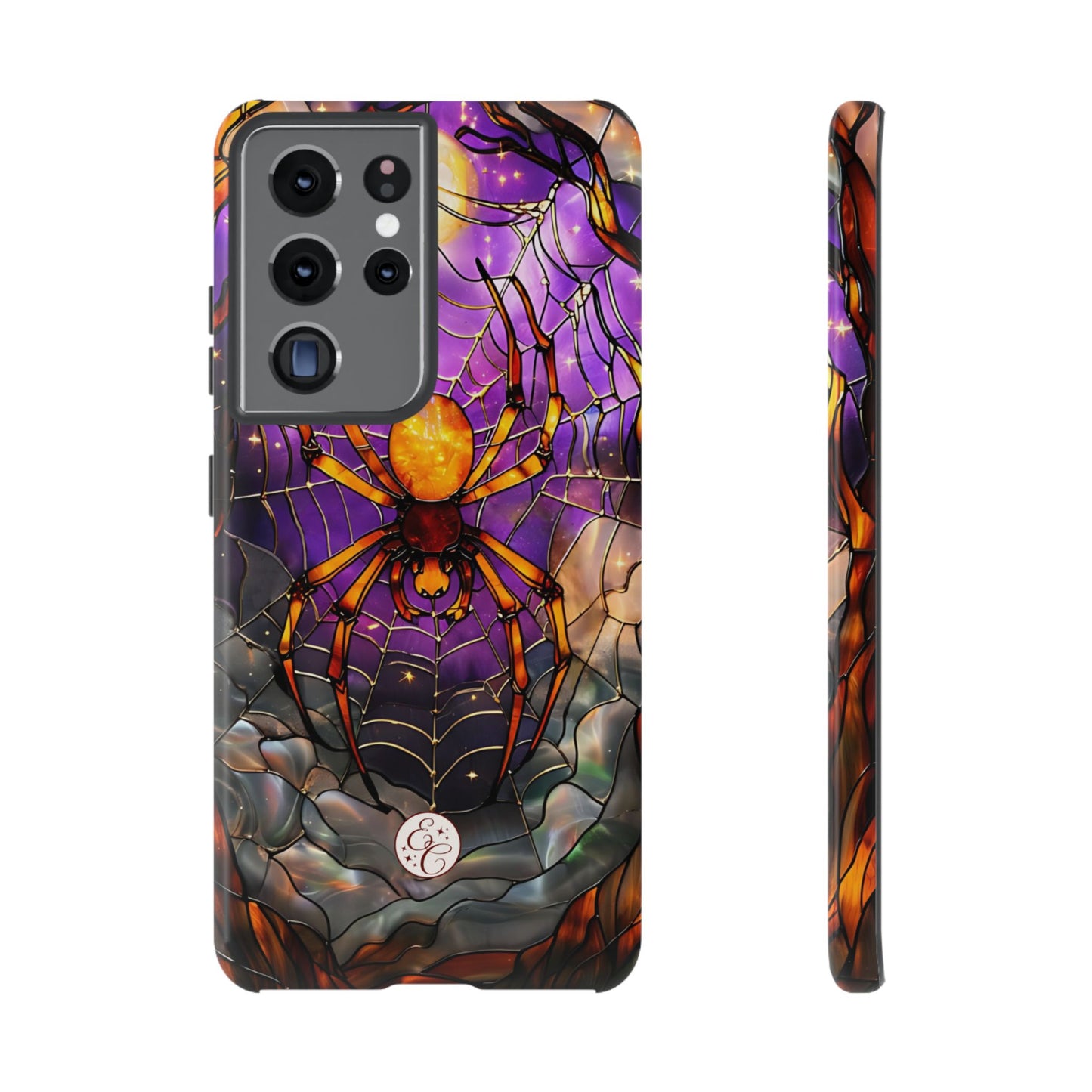 Stained Glass Spider Tough Phone Case
