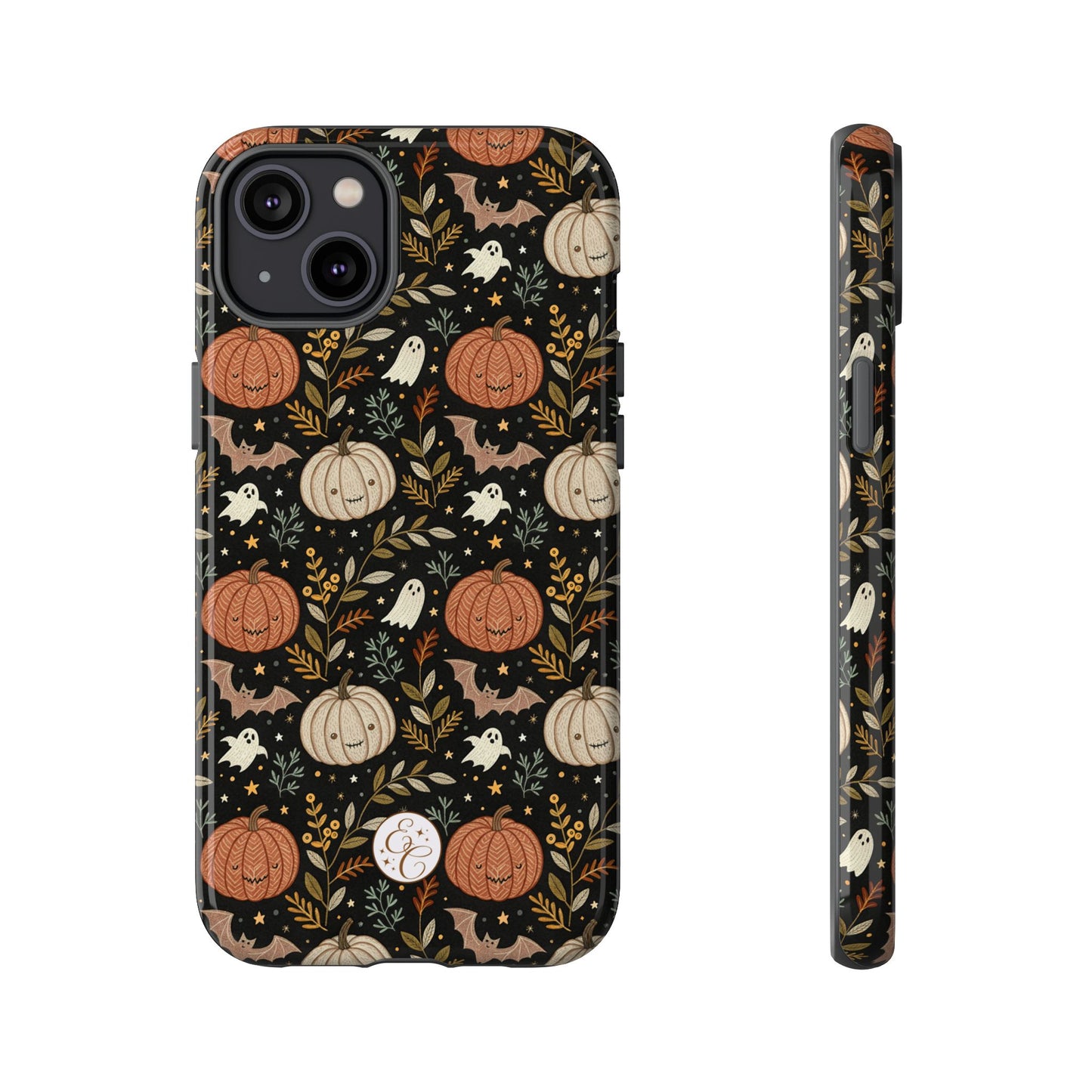 Spooky Halloween Boho Pattern Tough Phone Case