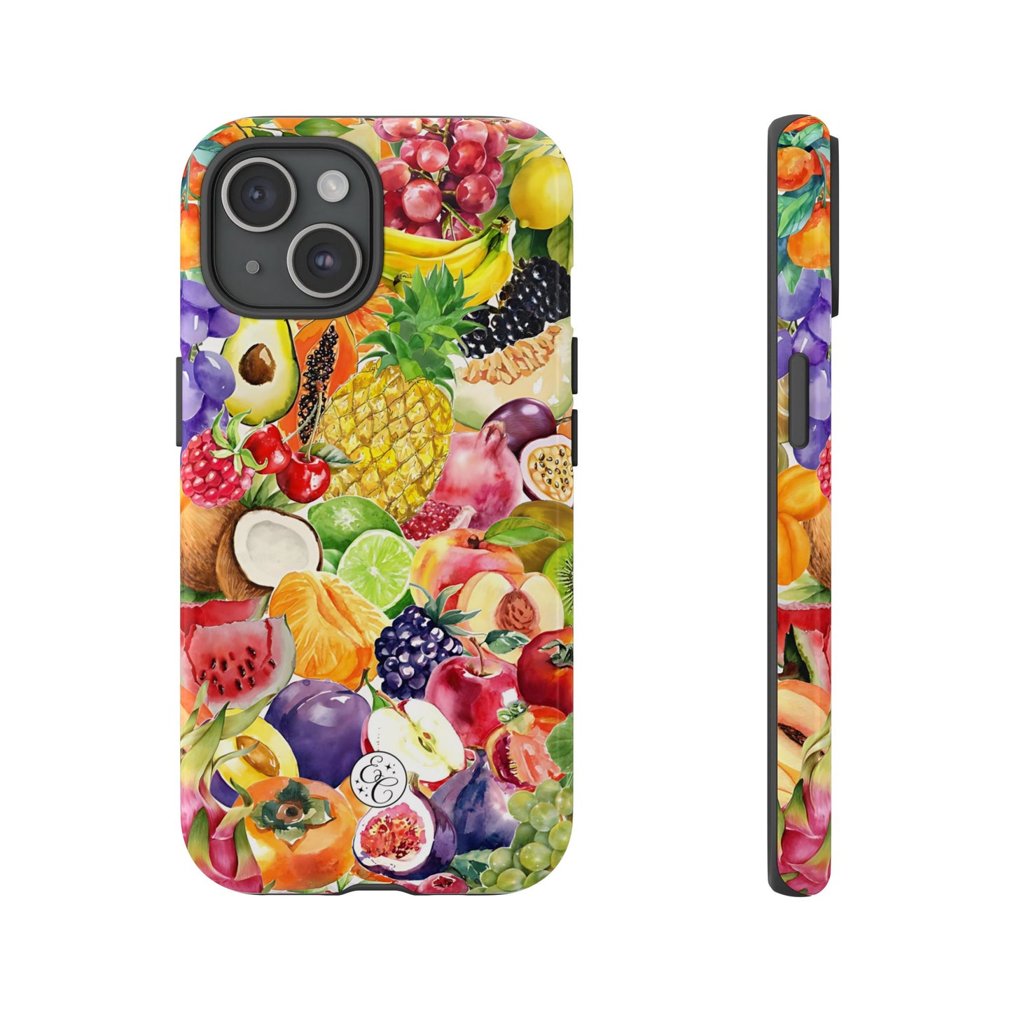 Colorful Fruits Collage Tough Phone Case