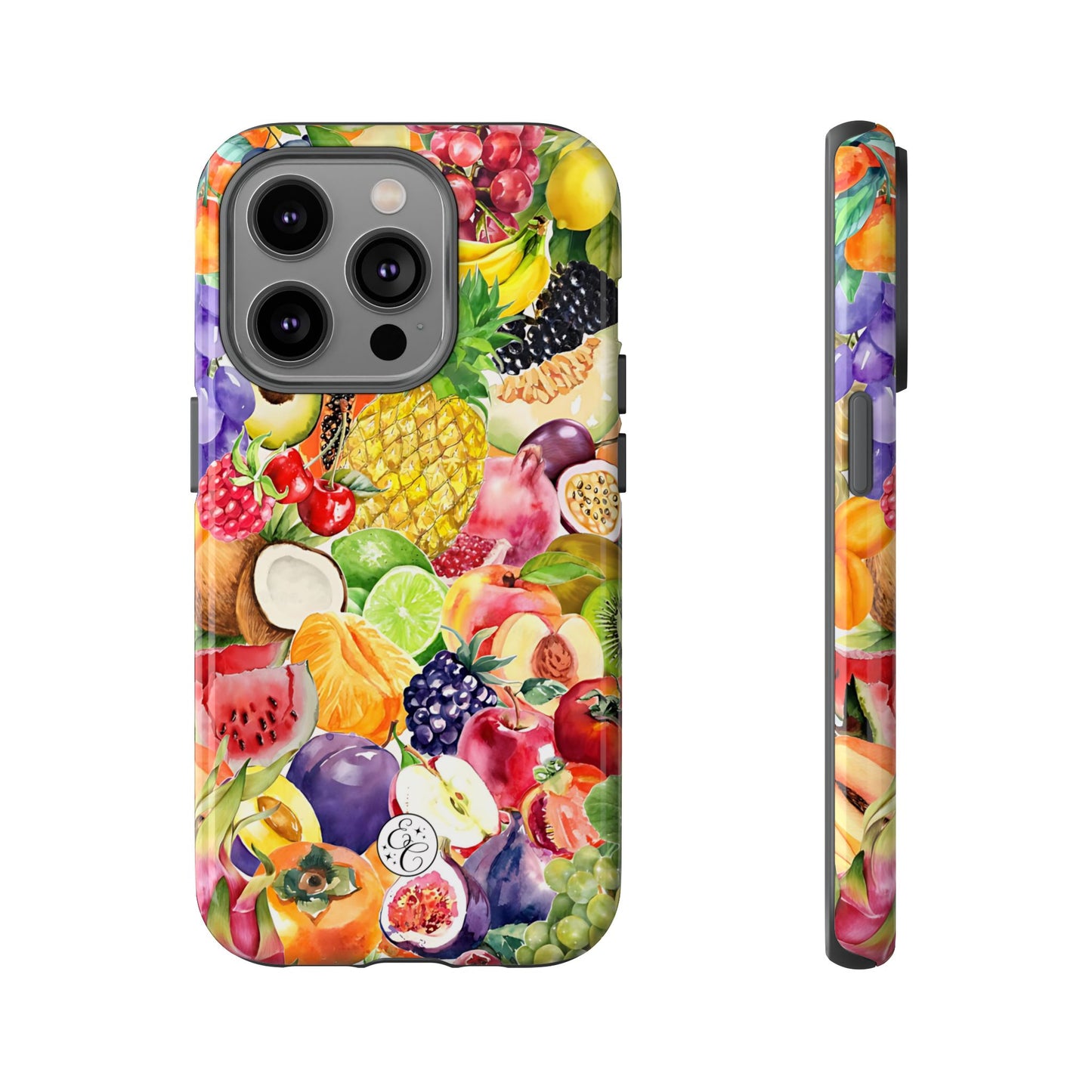Colorful Fruits Collage Tough Phone Case
