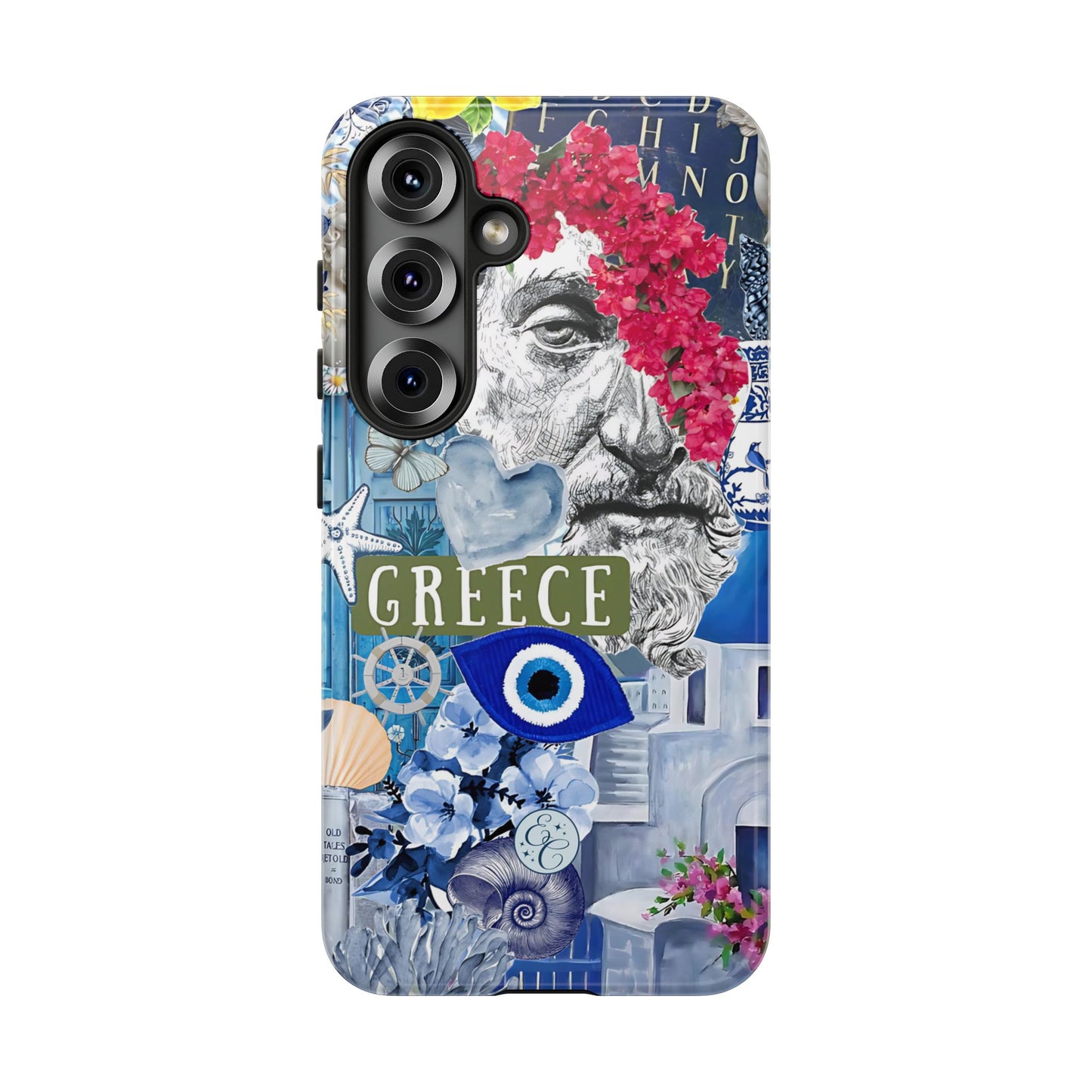 Greek Summer Collage Tough Phone Case