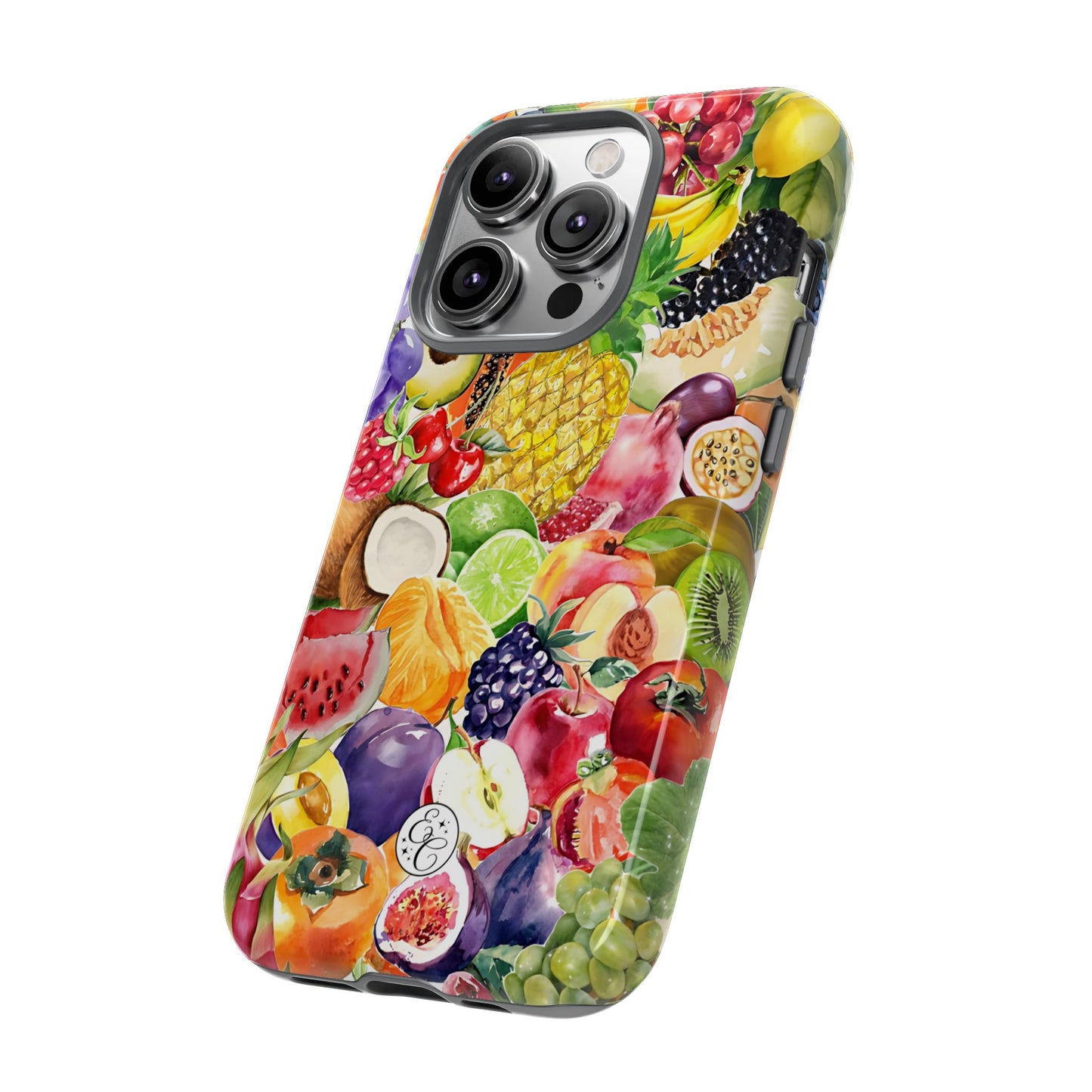 Colorful Fruits Collage Tough Phone Case