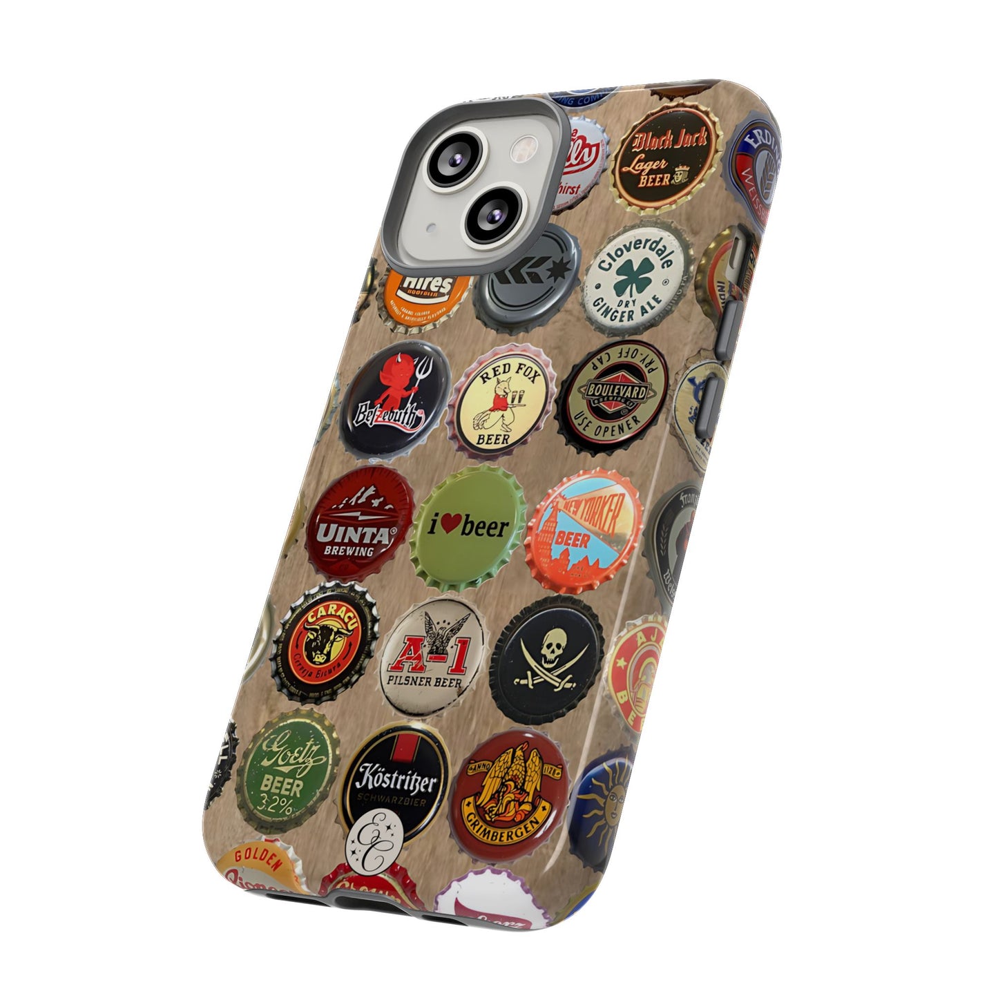 Beer Bottle Caps Tough Phone Case