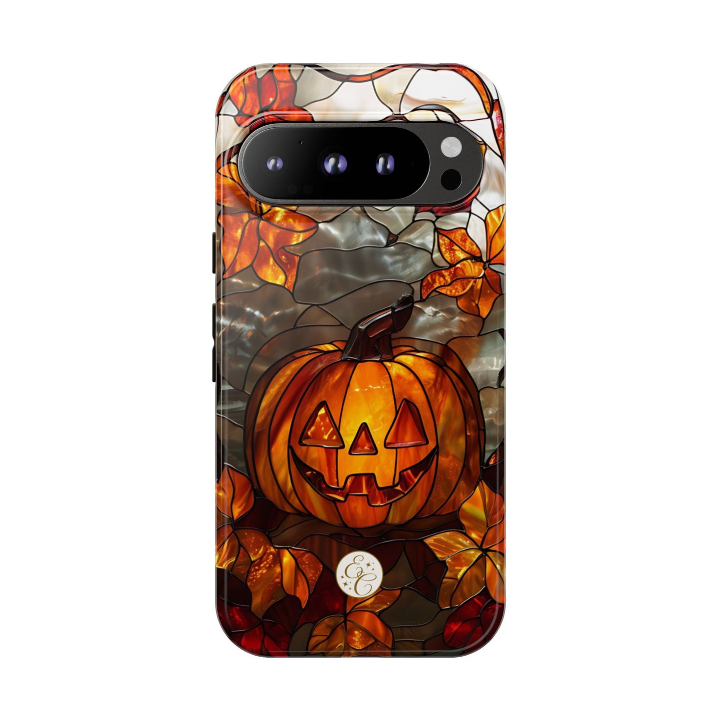 Stained Glass Pumpkin Tough Phone Case