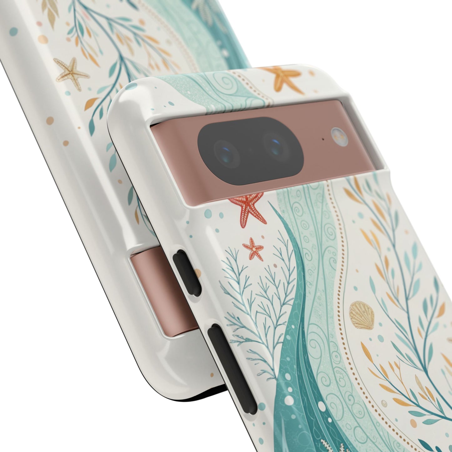 Ocean Boho Doodle Tough Phone Case