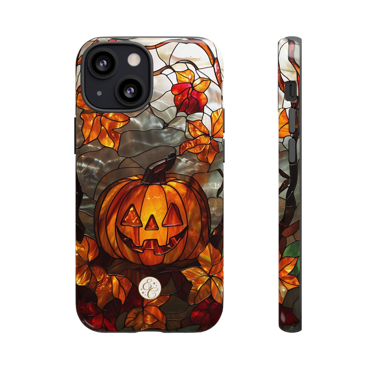 Stained Glass Pumpkin Tough Phone Case