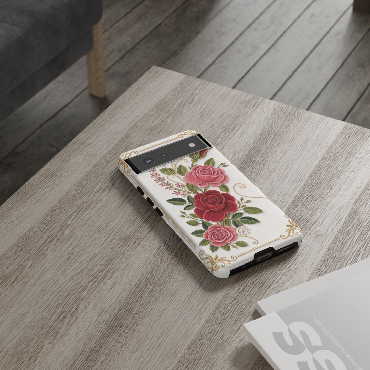Elegant Rose Garden Tough Phone Case