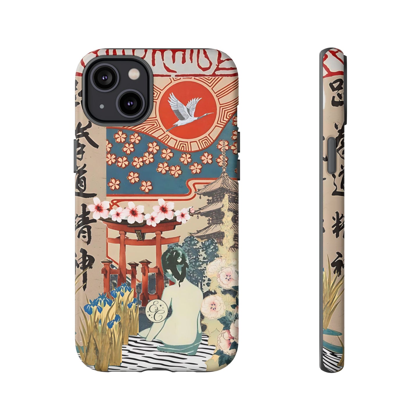 Japanese Style Art Tough Phone Case
