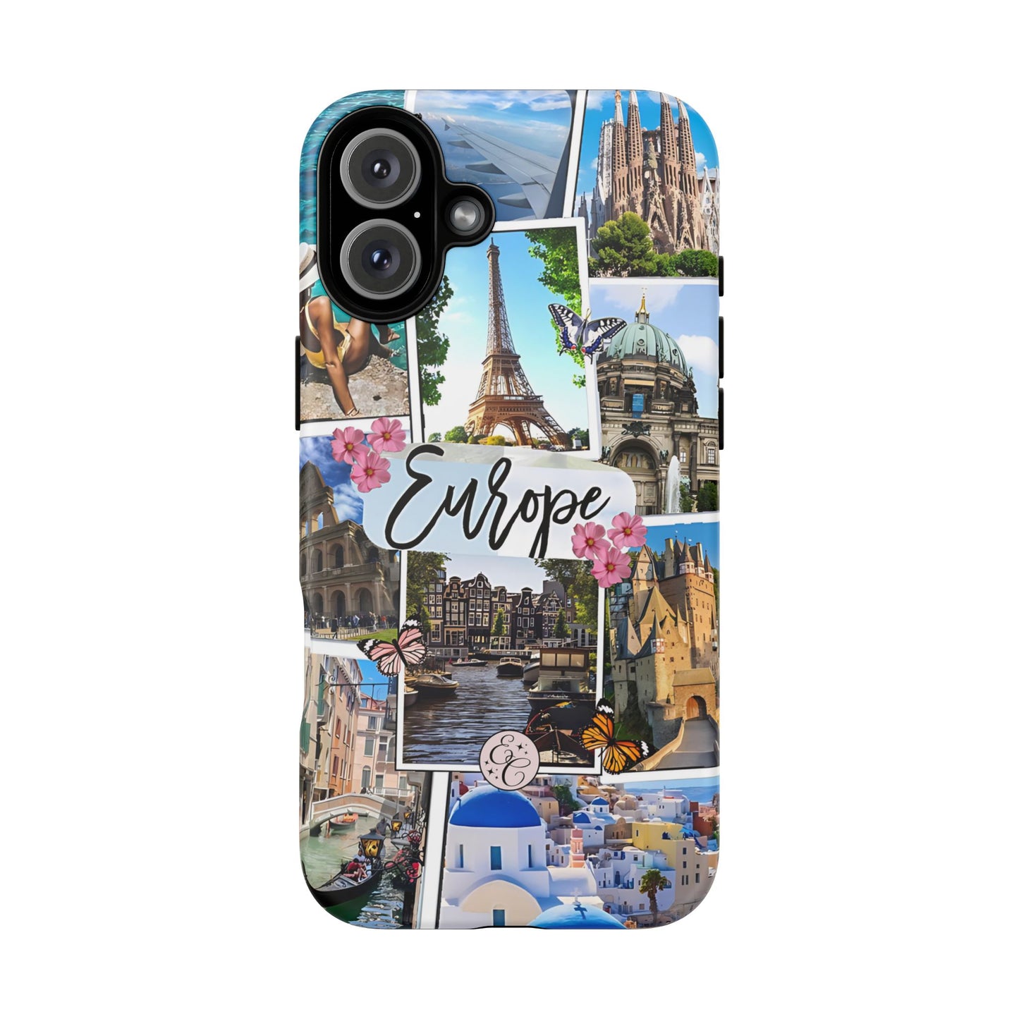 Europe Travel Collage Tough Phone Case