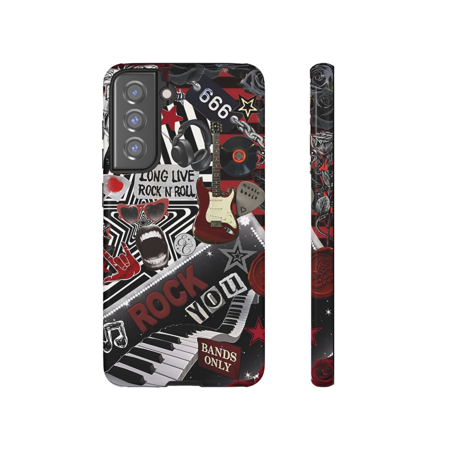 Rock and Roll Collage Tough Phone Case