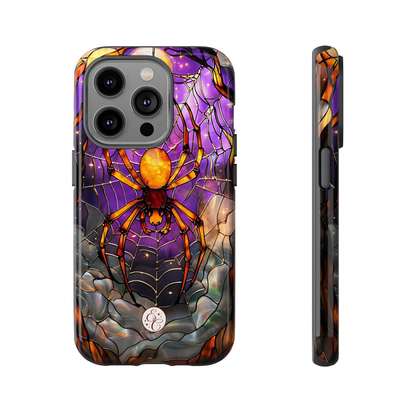 Stained Glass Spider Tough Phone Case